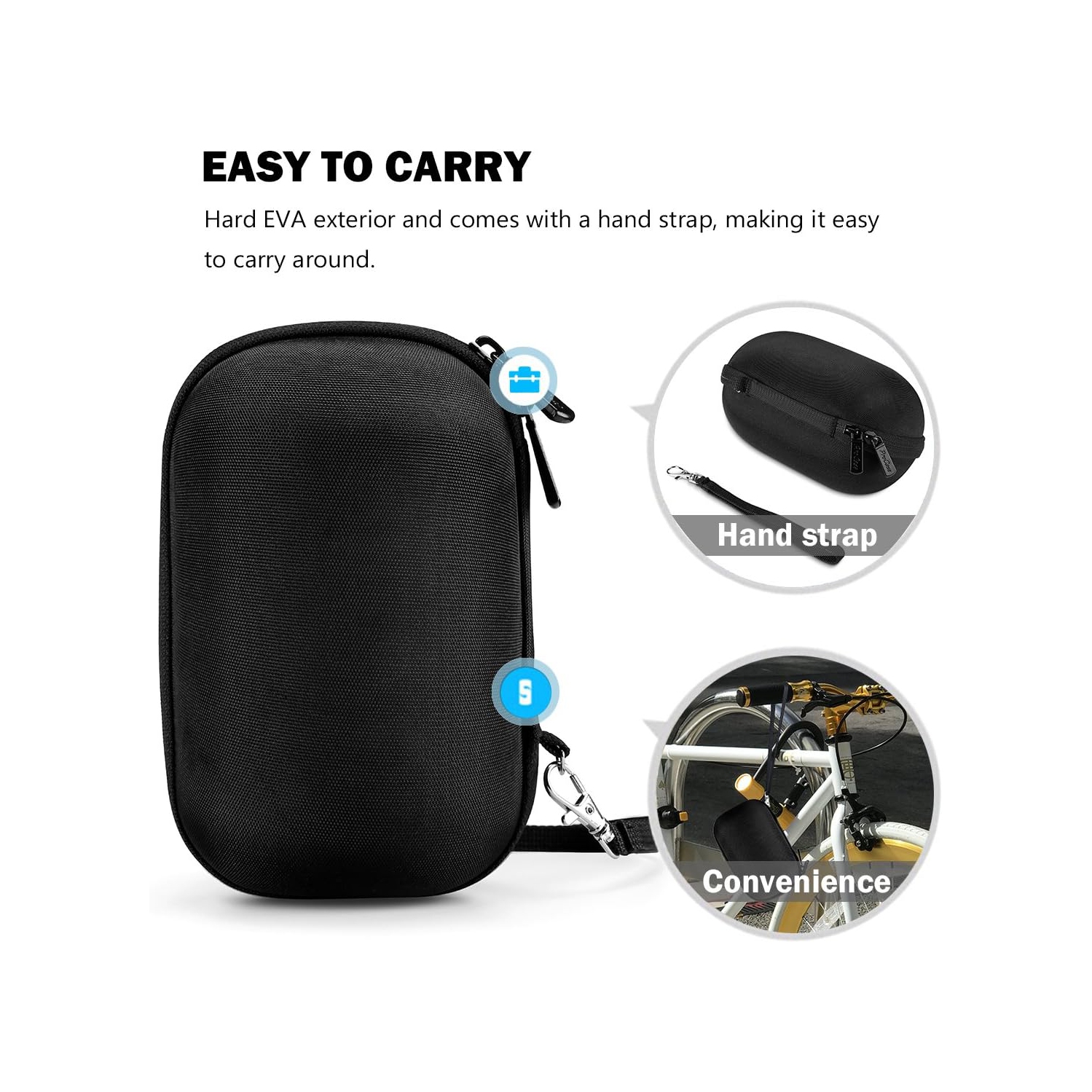 Ultimate Ears – Étui de transport pour haut-parleur Bluetooth WONDERBOOM 2, étui de transport rigide protecteur