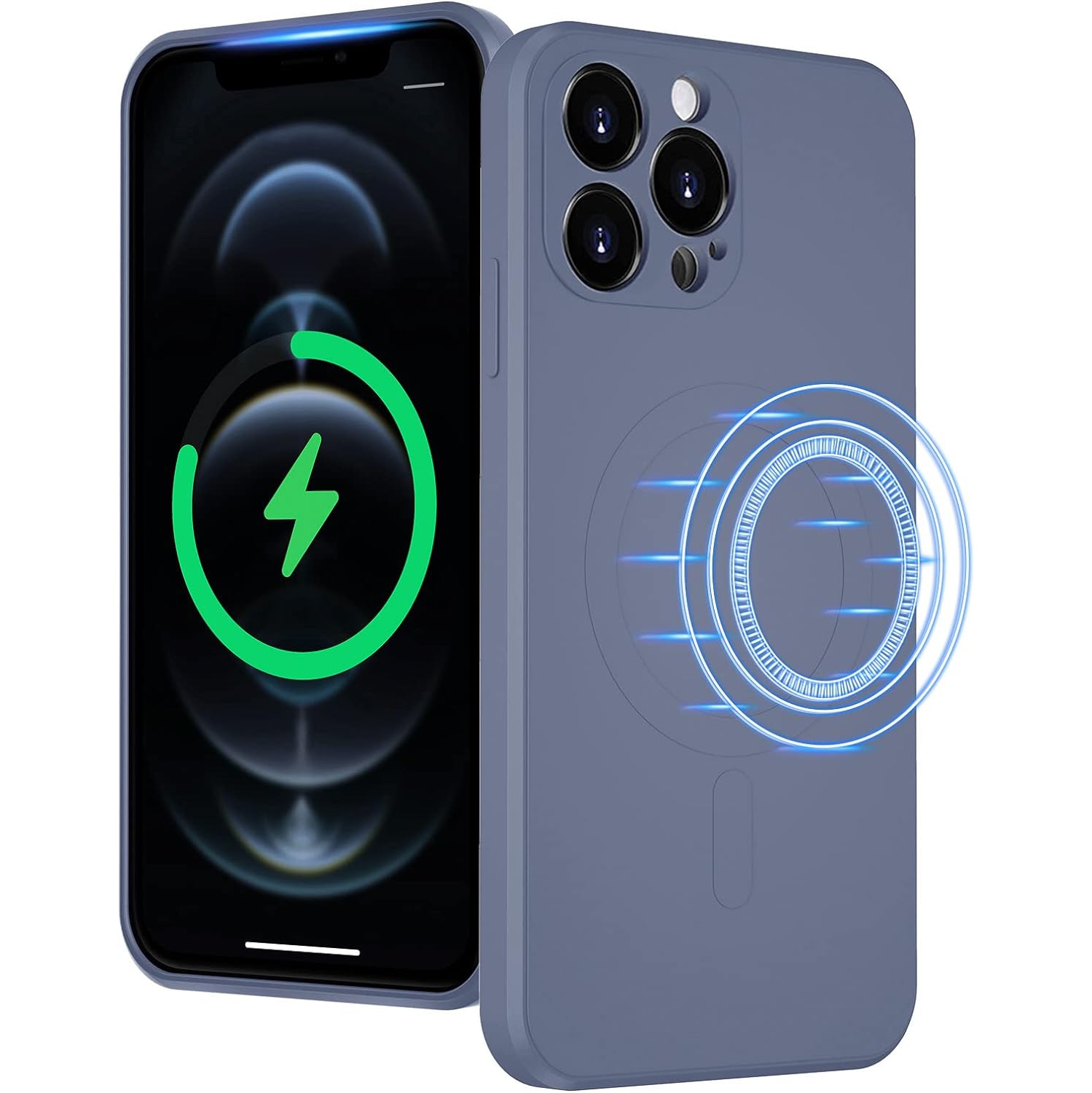 Magnetic Case for iPhone 15 Pro Max 6.7 inch, Built-in Magnets Phone Case Compatible with Magsafe Faster