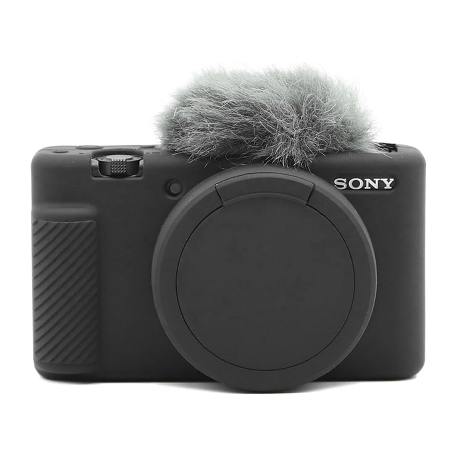 ZV-1 Case, Soft Silicone Protective Case for Sony ZV-1 ZV1 Digital Camera, Lightweight ZV1 Camera Case - Black