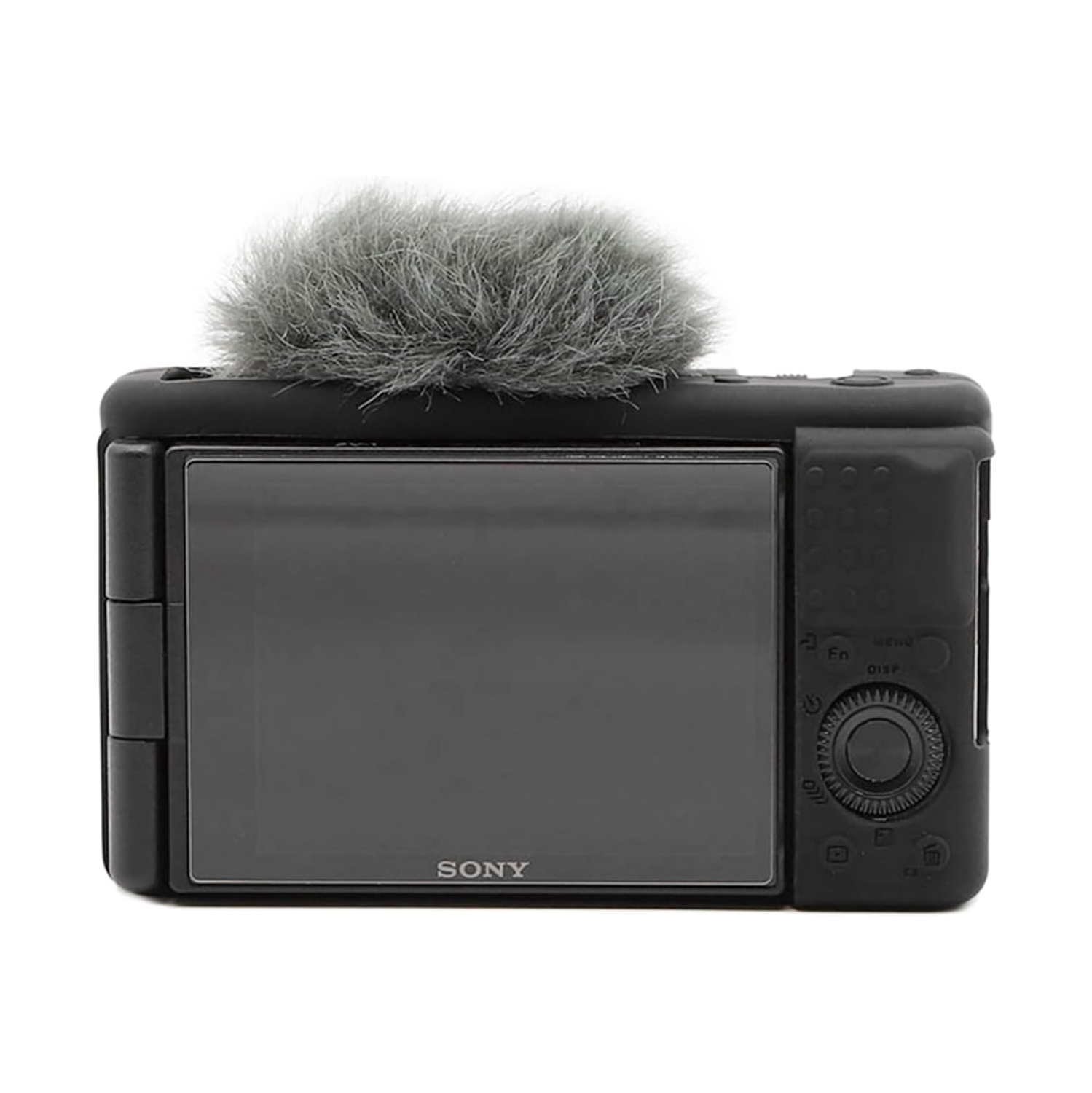 ZV-1 Case, Soft Silicone Protective Case for Sony ZV-1 ZV1 Digital Camera, Lightweight ZV1 Camera Case - Black