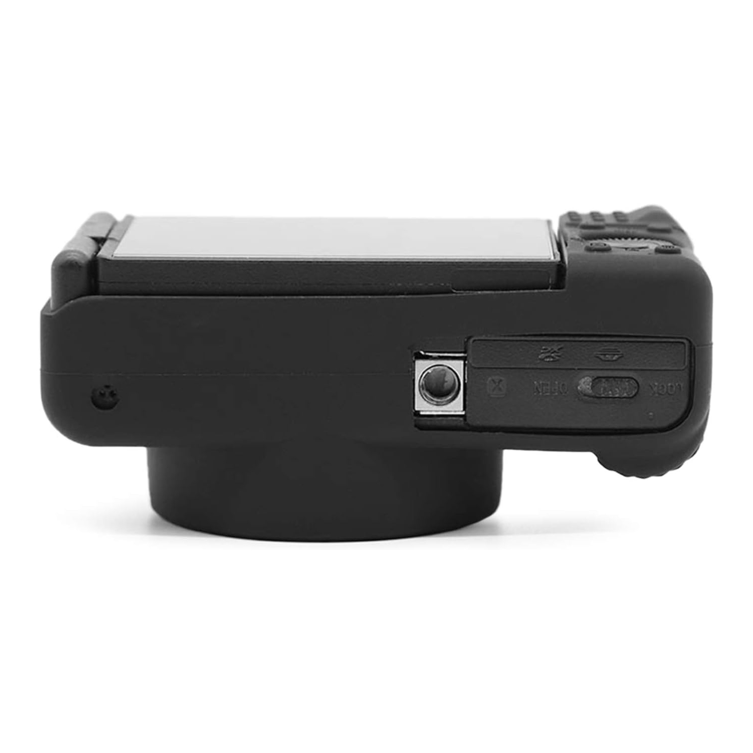 ZV-1 Case, Soft Silicone Protective Case for Sony ZV-1 ZV1 Digital Camera, Lightweight ZV1 Camera Case - Black