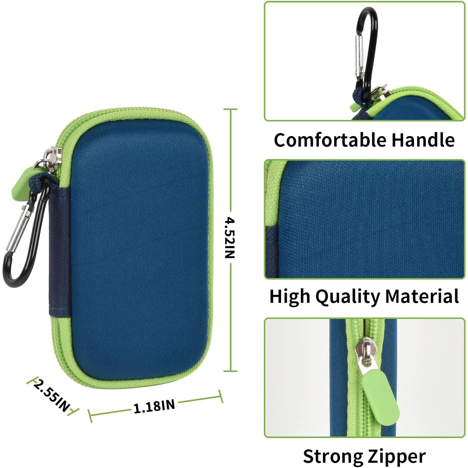 Case Compatible with SanDisk 1TB 2TB 500GB Extreme Portable SSD, Fits for SanDisk PRO External Solid State Drive, Hard