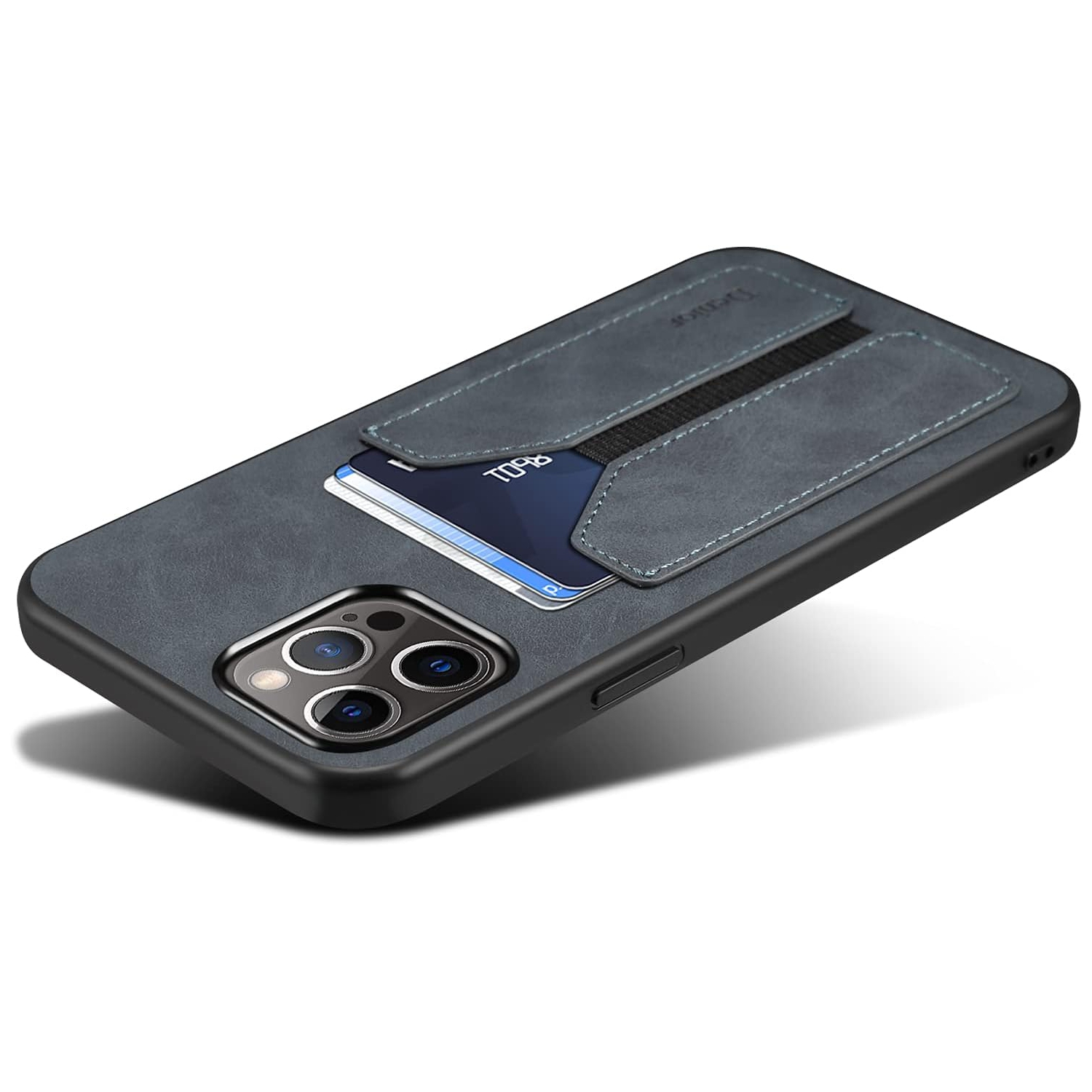 Case for iPhone 13 Pro,PU Leather Wallet Case with Credit Card Slot Holder Ultra Slim Protector Case for iPhone