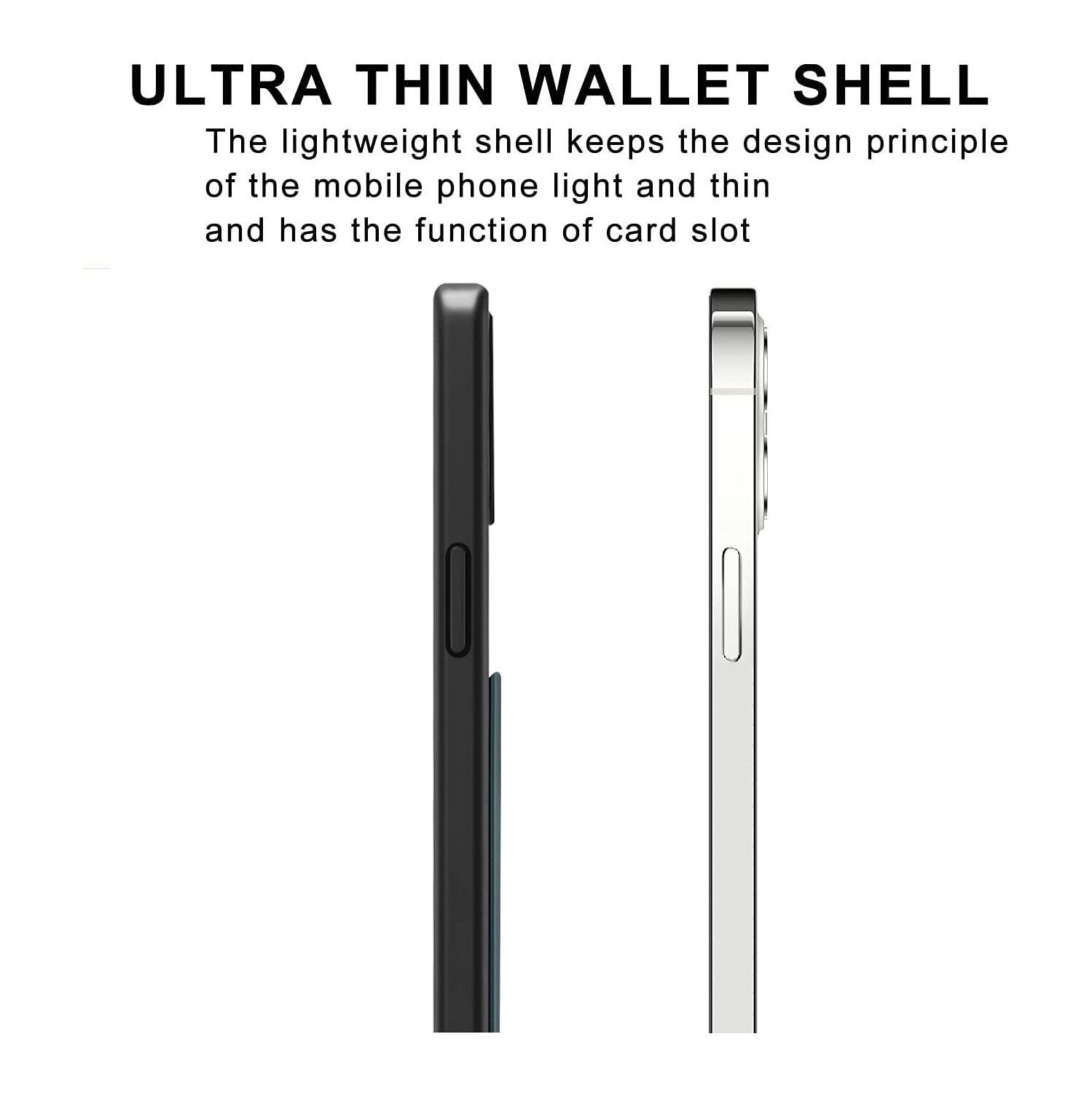 Case for iPhone 13 Pro,PU Leather Wallet Case with Credit Card Slot Holder Ultra Slim Protector Case for iPhone