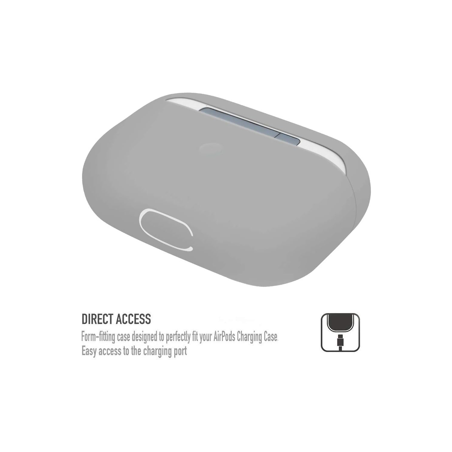 Airpods Pro Case, Protective Ultra-Thin Soft Silicone Shockproof Non-Slip Protection Accessories Cover Case