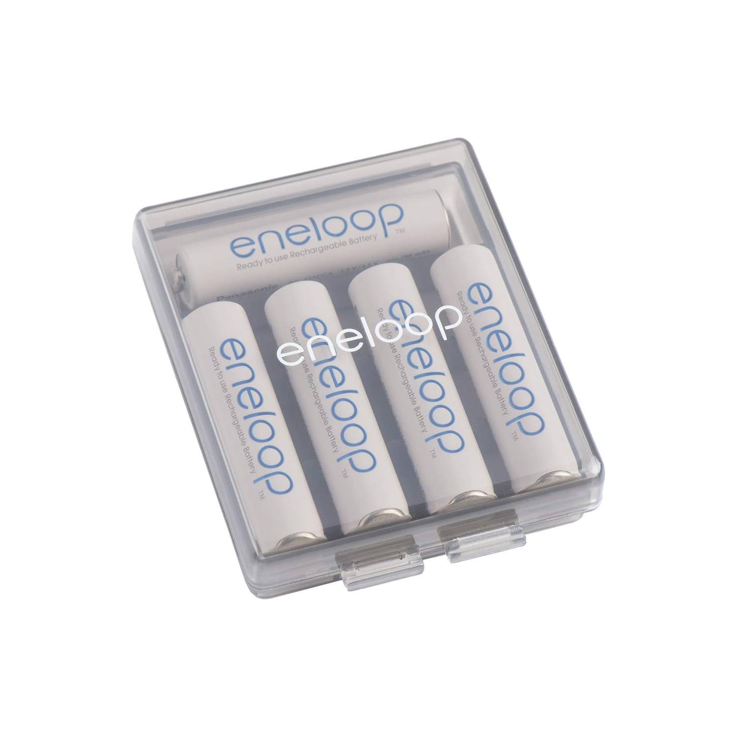 Panasonic BQ-CASEK6SA pro Battery Storage Cases with 4AA or 5AAA Battery Capacity, Obsidian Gray