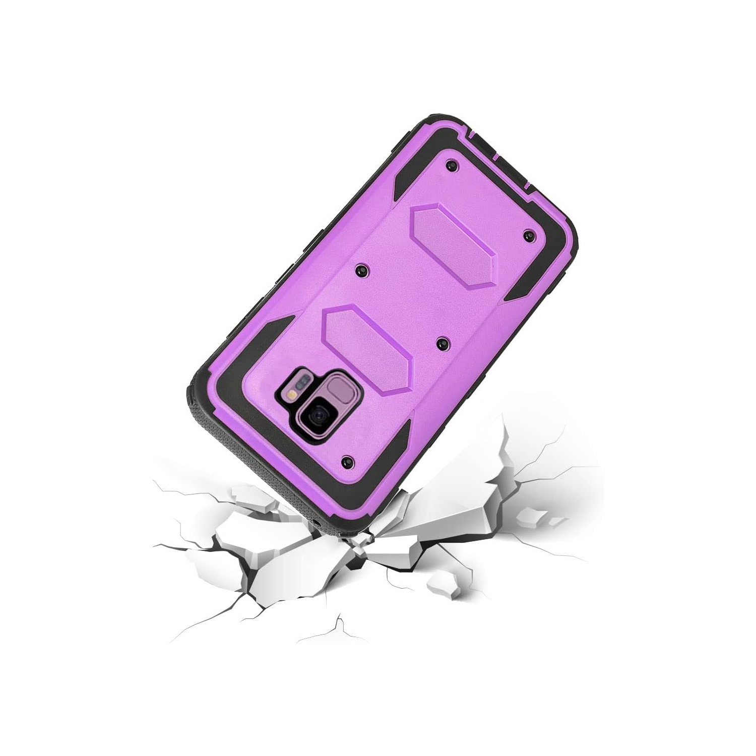 Étui de téléphone pour Galaxy S9 de Samsung rigide, robuste et résistant aux chutes, robuste et robuste