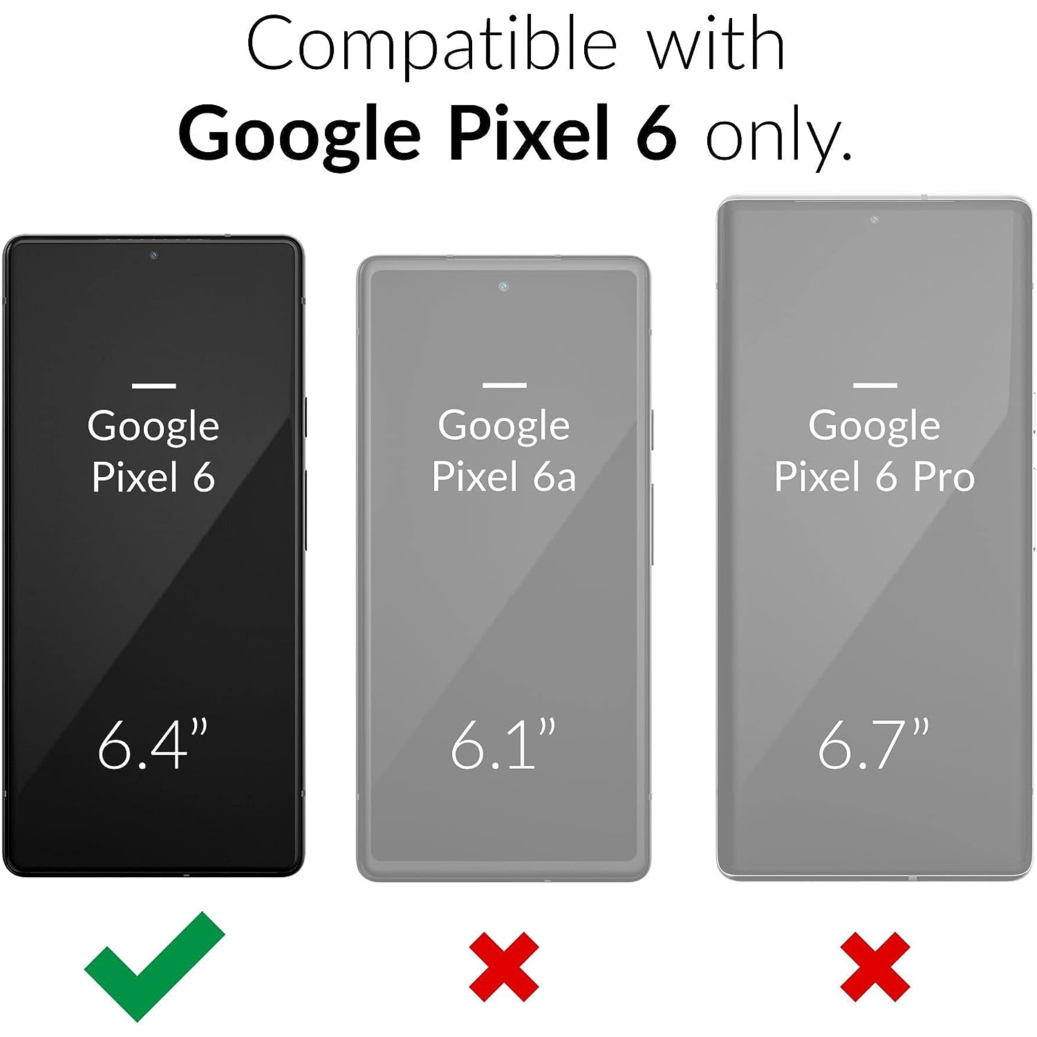 Slim Guard for Google Pixel 6, Shockproof Case for Google Pixel 6 - Forest Green