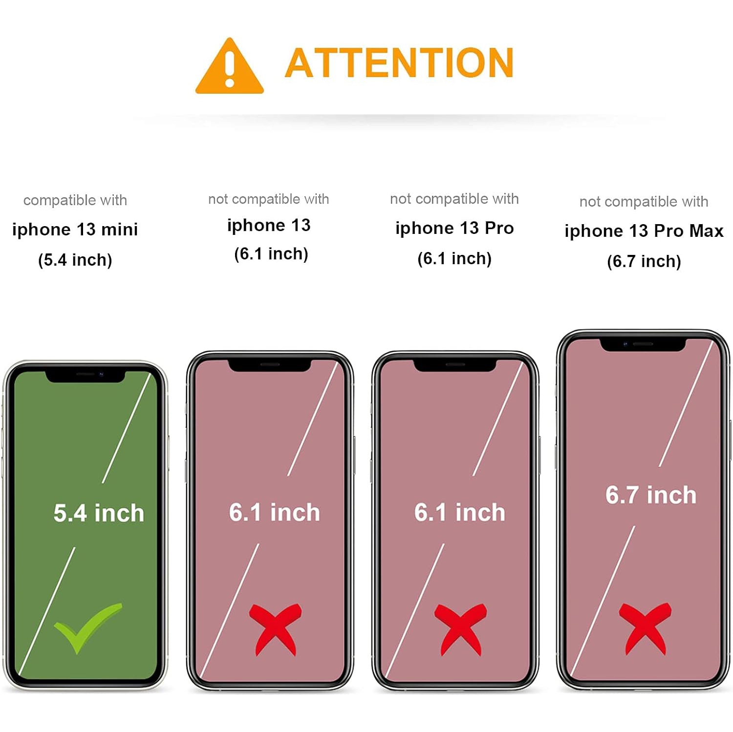 Compatible avec le mini étui portefeuille iPhone 13 avec porte-carte de crédit, béquille en cuir de qualité supérieure avec fermoir magnétique