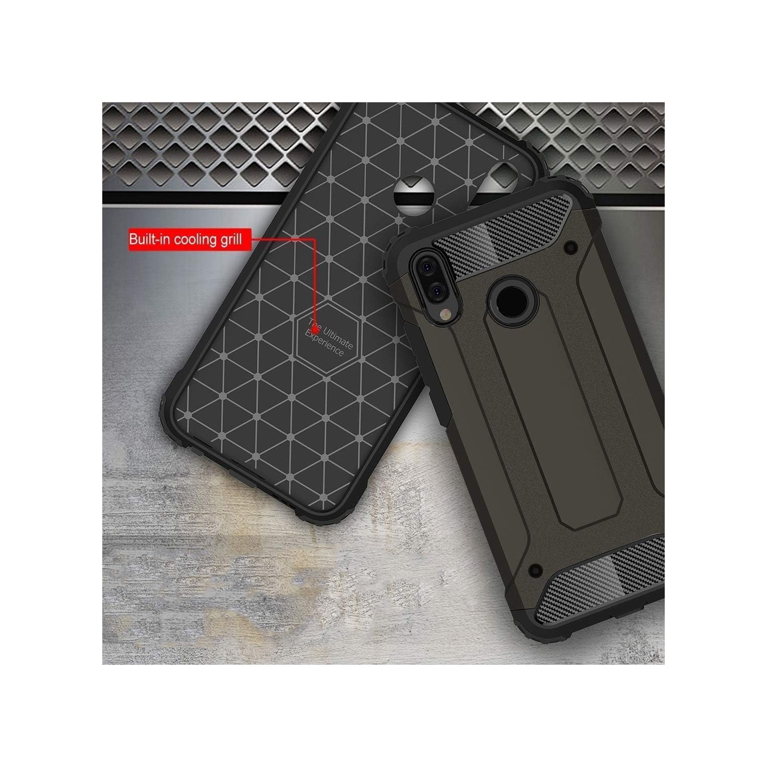 [Armor] Étui pour Huawei P20 Lite, robuste [4 coins antichocs Protection] pare-chocs