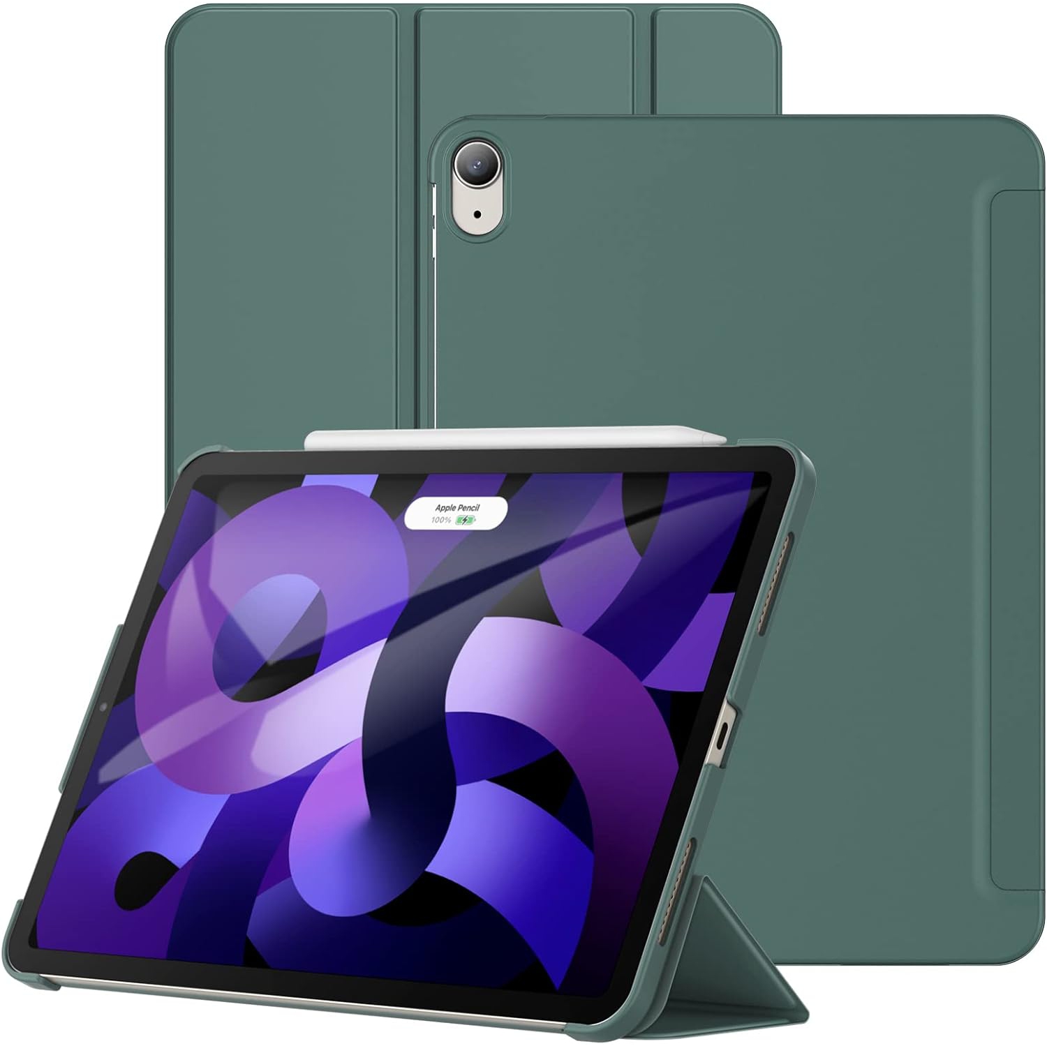 Case for iPad Air 5/4, Protective Hard Back Shell Soft-Touch Tablet