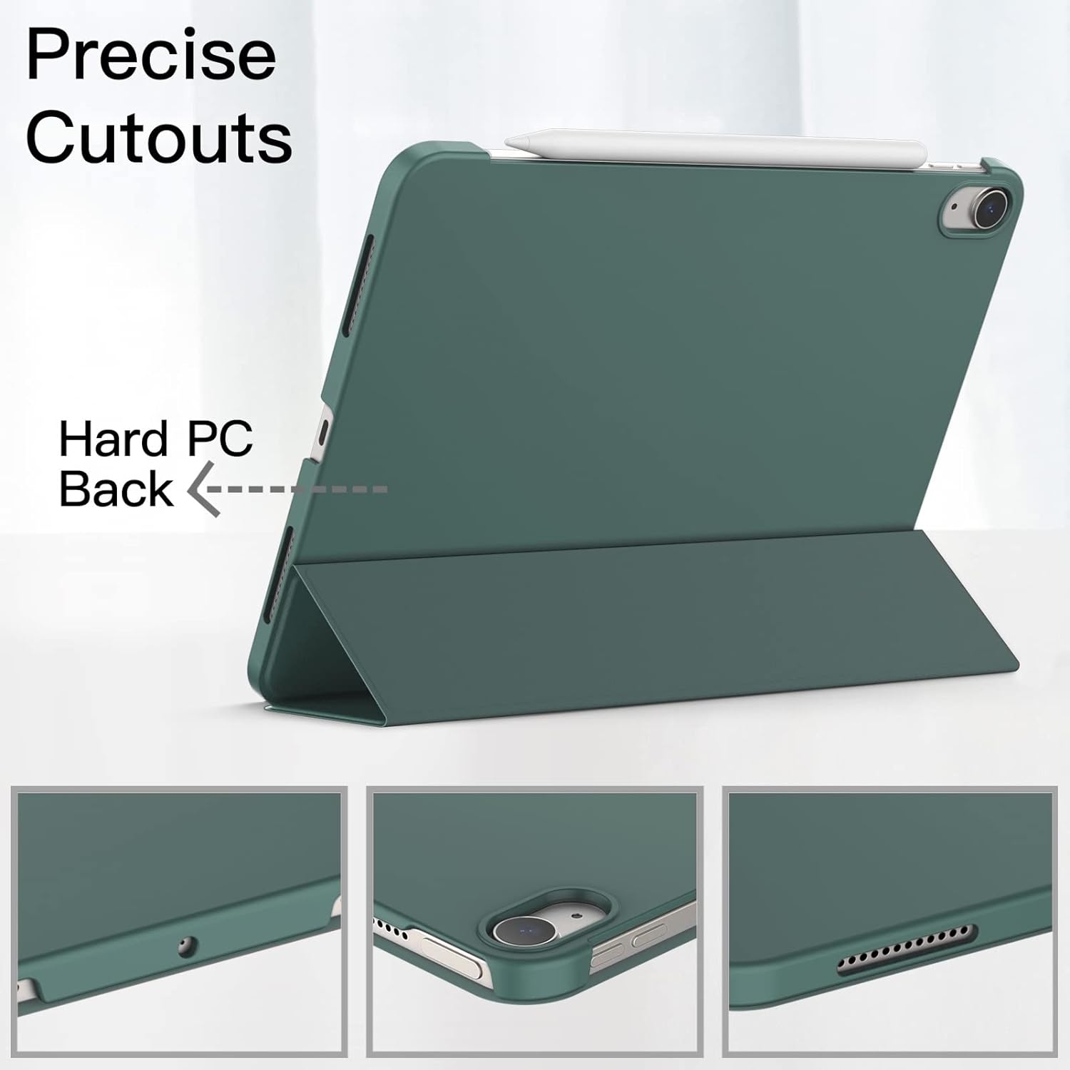 Case for iPad Air 5/4, Protective Hard Back Shell Soft-Touch Tablet