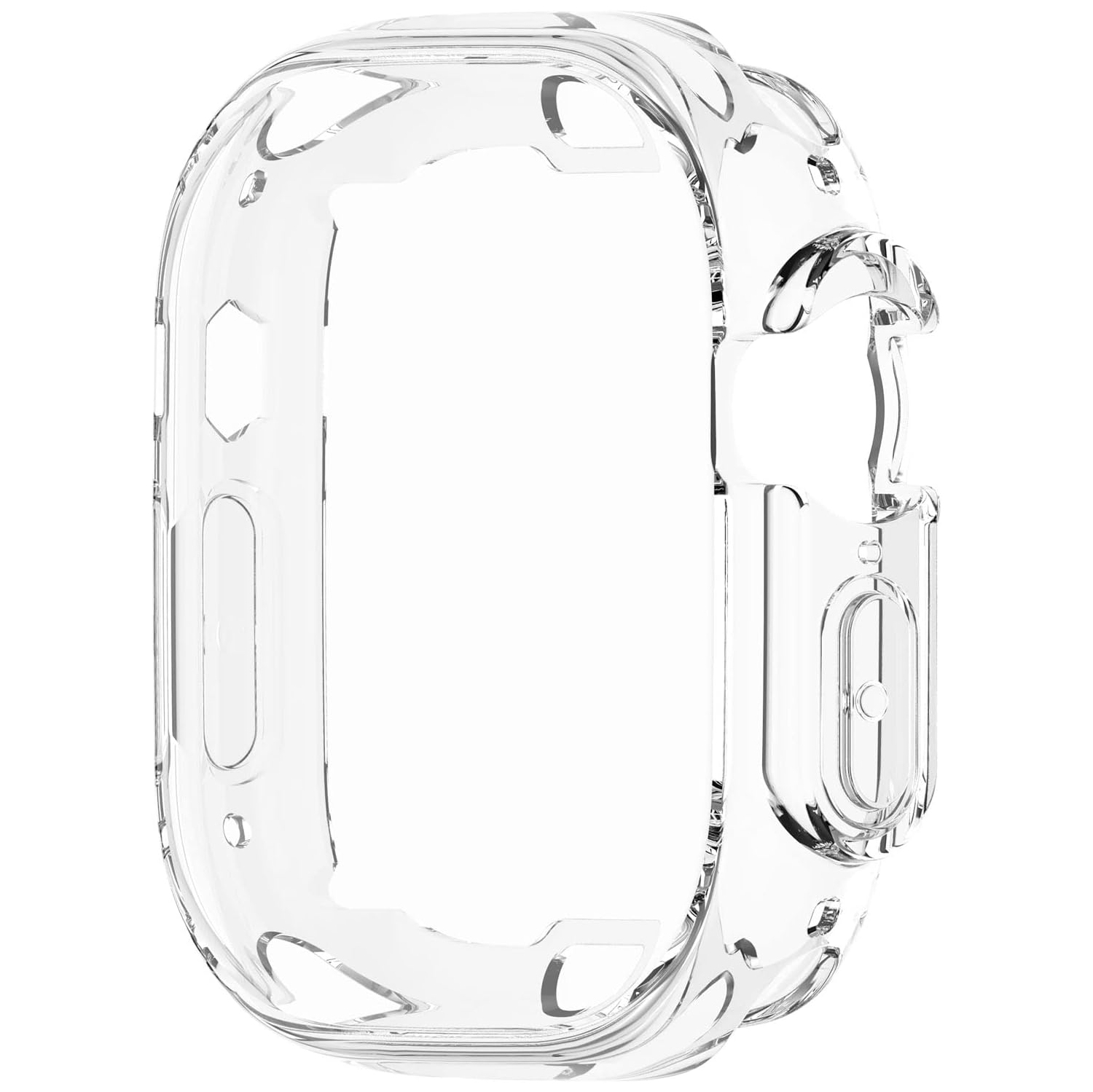 Compatible avec l'étui protecteur d'écran Ultra 49&nbsp;mm pour Apple Watch, couverture complète, TPUR souple résistant aux rayures