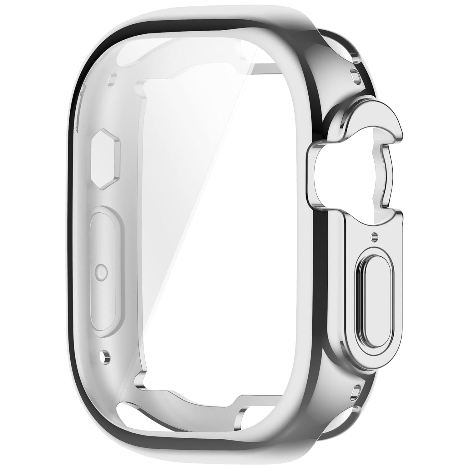 Compatible avec l'étui protecteur d'écran Ultra 49&nbsp;mm pour Apple Watch, couverture complète, TPUR souple résistant aux rayures