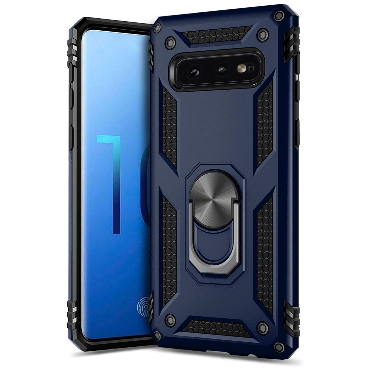 Étui robuste avec béquille de Ring pour Galaxy S10e de Samsung, étui double couche de protection contre les chutes pour Galaxy