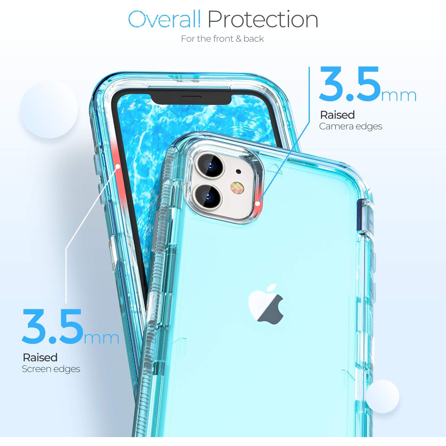 Case Compatible with iPhone 11 pro max Case, Heavy Duty Shockproof Anti-Fall Clear case