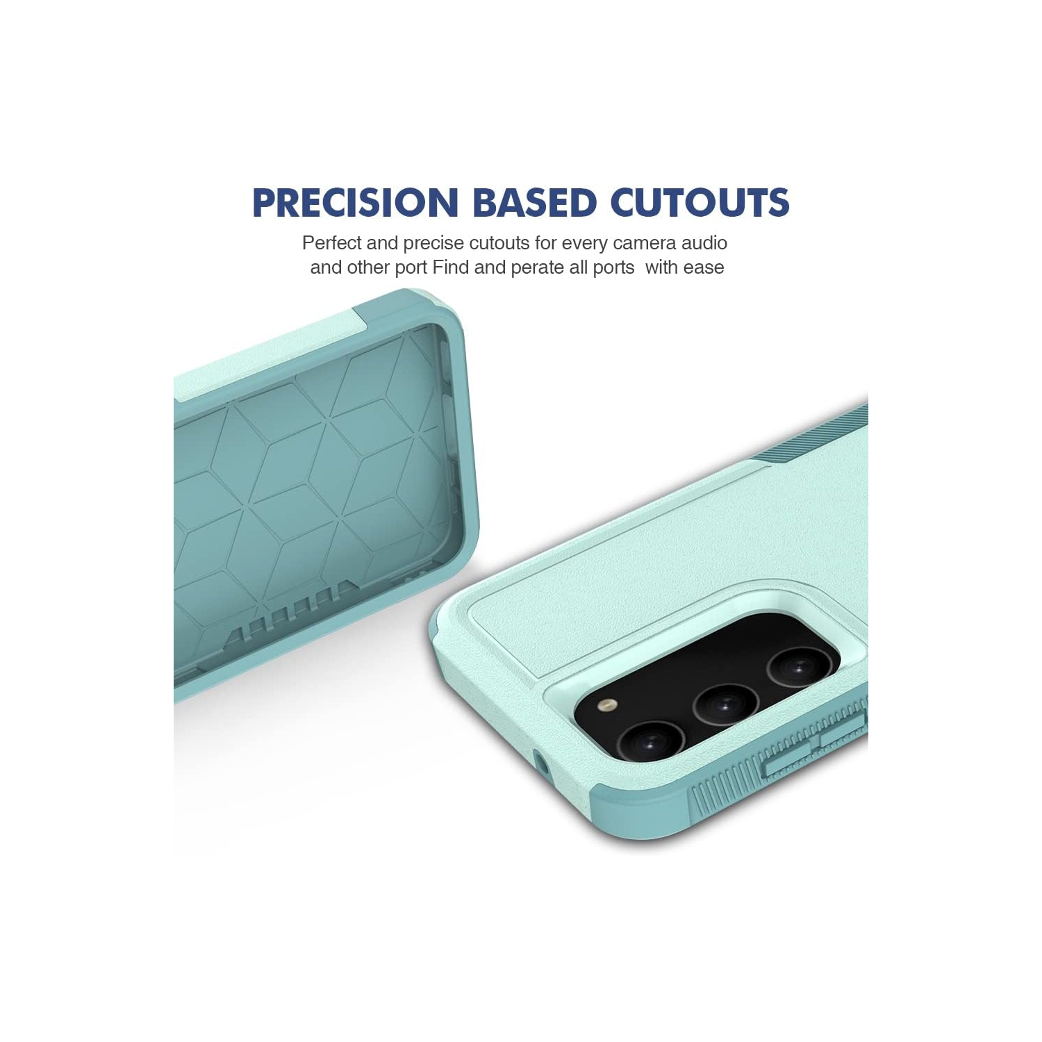 Étui 3-en-1 2 pour Galaxy S23 plus 5G de Samsung avec protecteur d'écran en verre trempé, étui antichoc mince