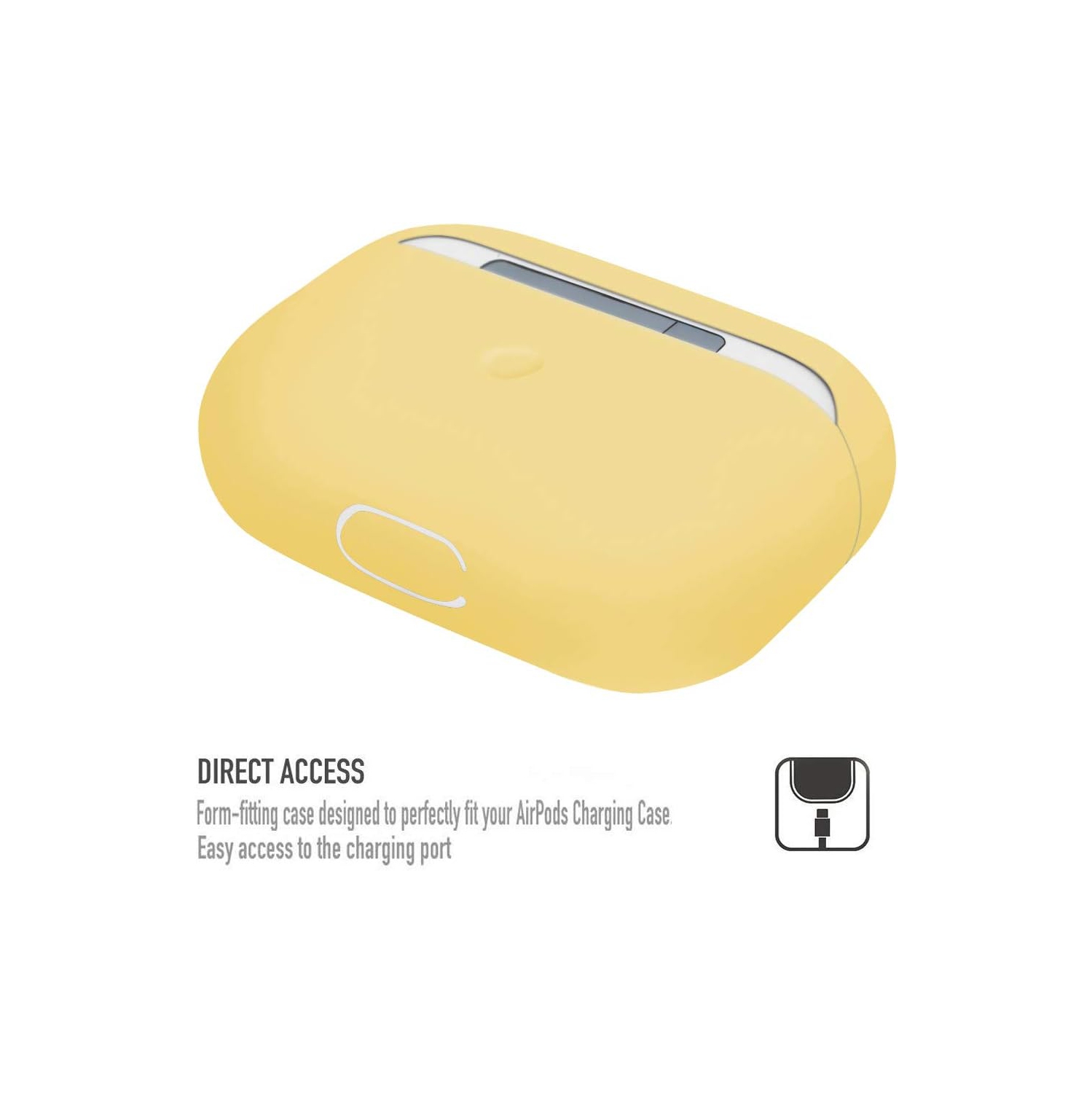 Airpods Pro Case, Protective Ultra-Thin Soft Silicone Shockproof Non-Slip Protection Accessories Cover Case