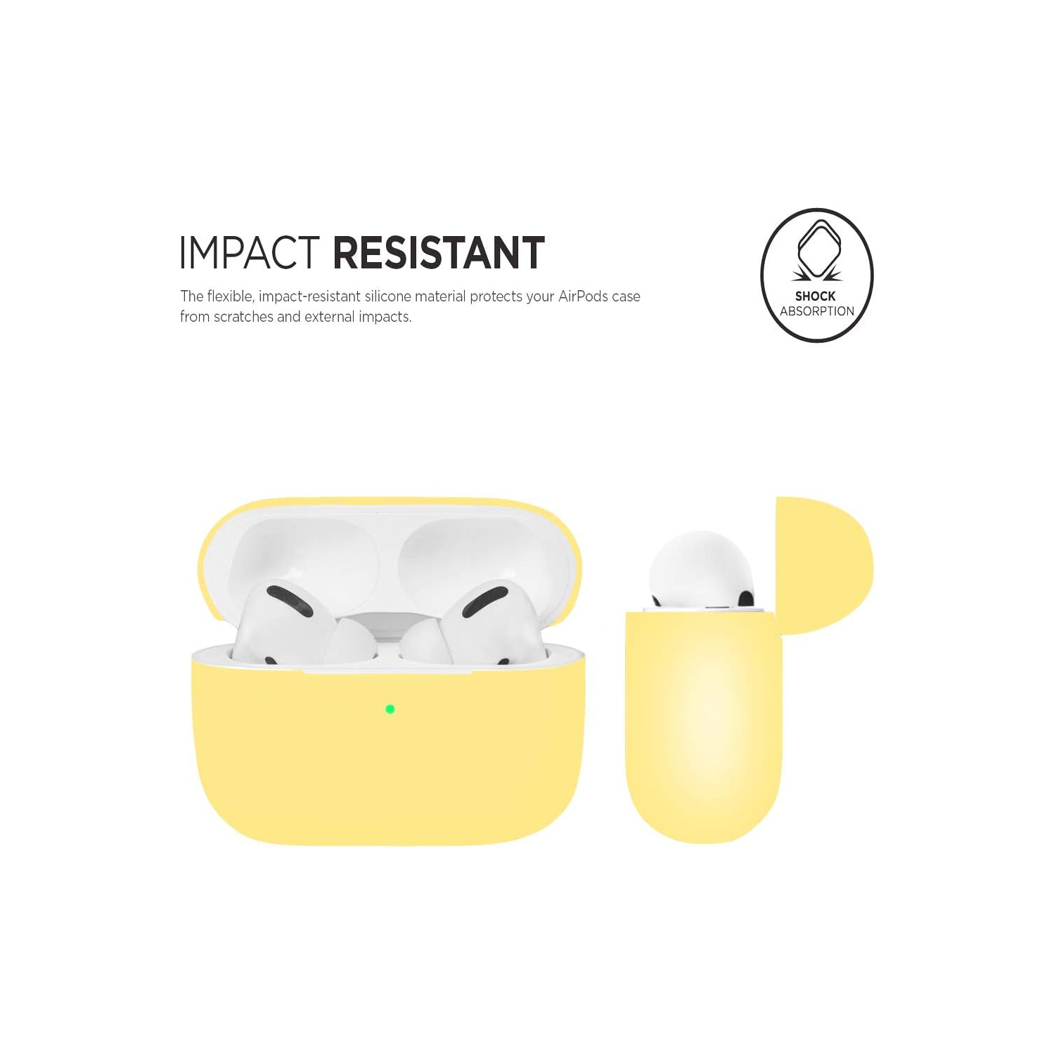 Airpods Pro Case, Protective Ultra-Thin Soft Silicone Shockproof Non-Slip Protection Accessories Cover Case