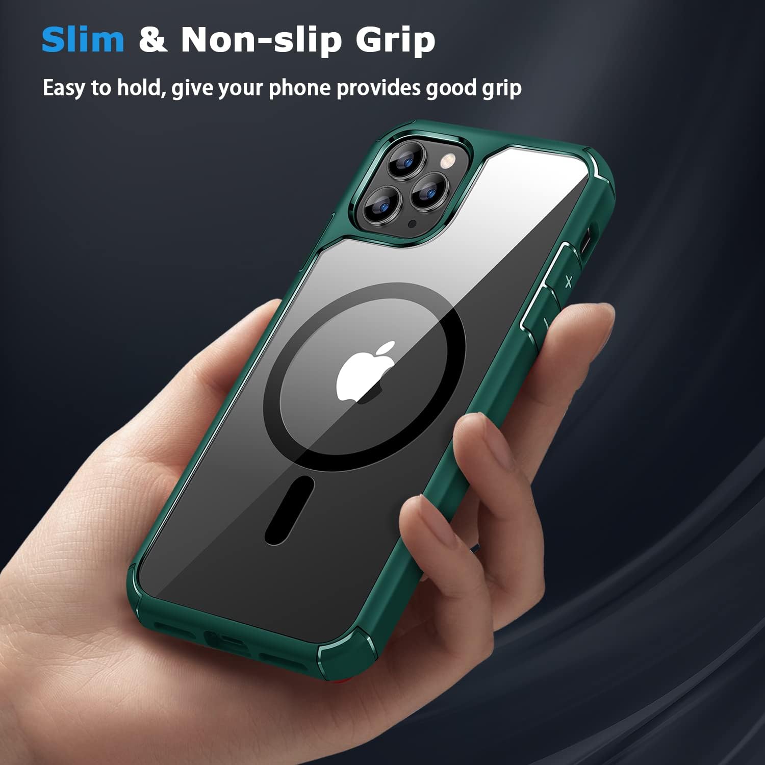 Magnetic Case Compatible with iPhone 11 Pro Case [Compatible with MagSafe] with Screen Protector and Camera Lens