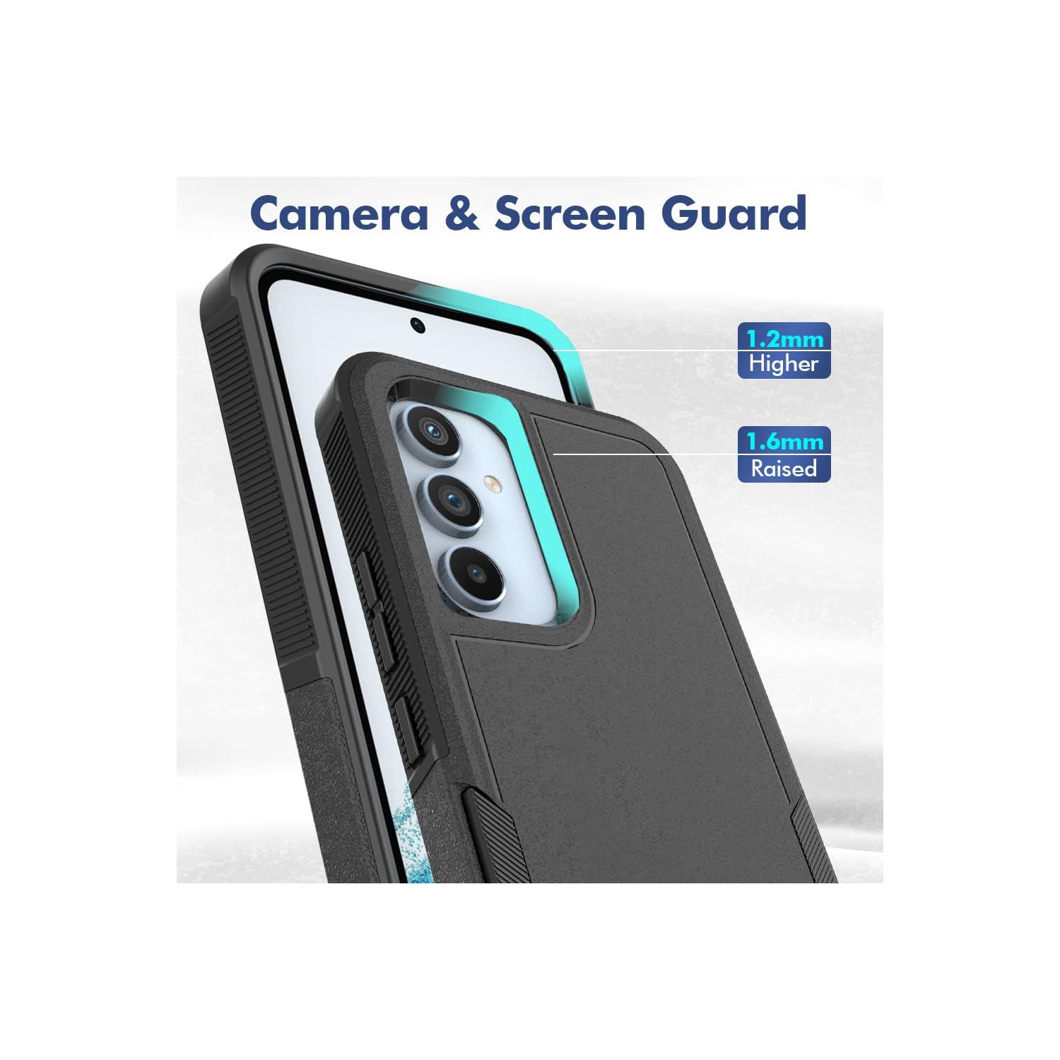 for Samsung Galaxy A54 5G Case, Military Grade Drop Proof Anti Scratch Non Slip Enhance Grip Shockproof Full