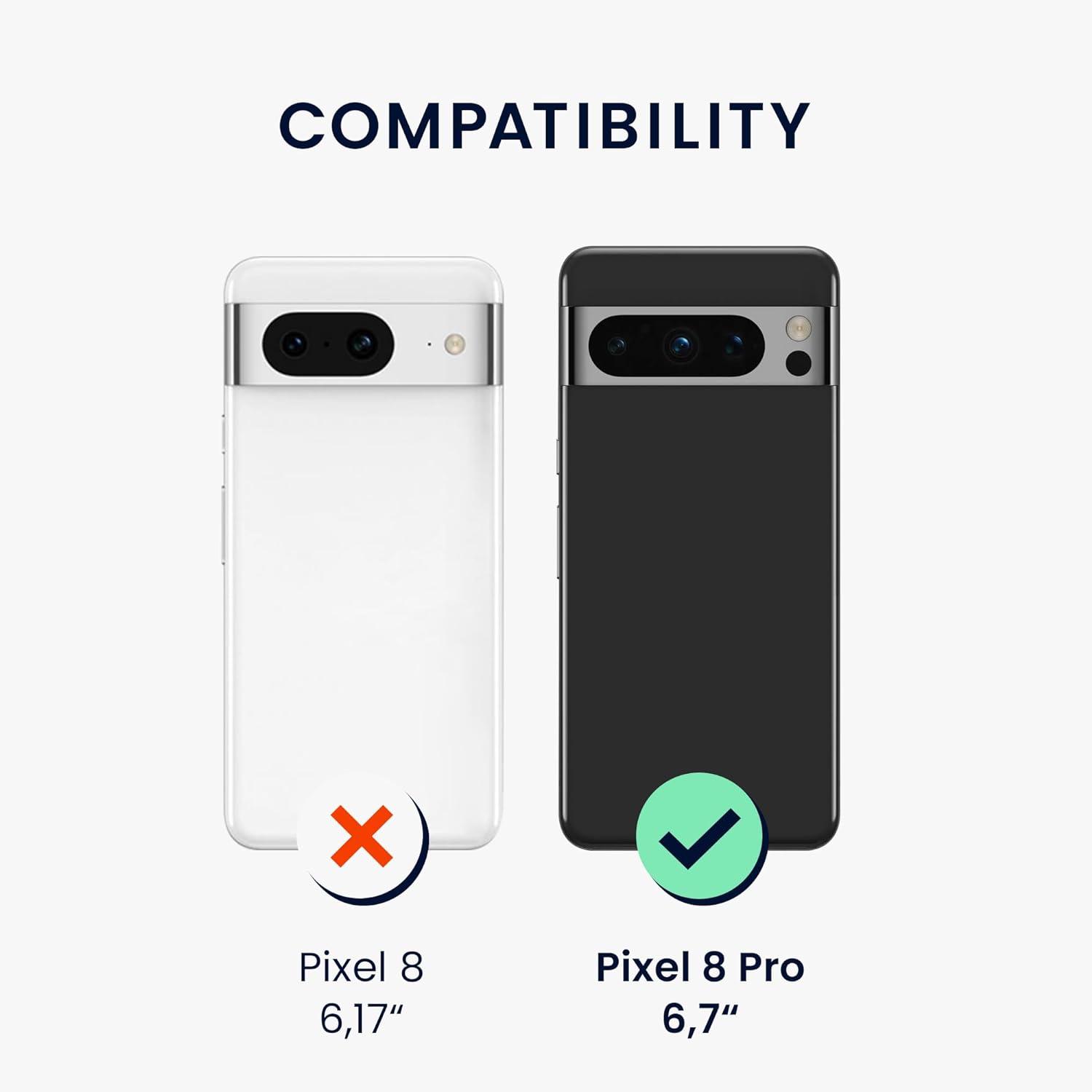 Étui compatible avec l'étui pour Pixel 8 Pro de Google - Étui en silicone TPU avec fini doux - Orange fruitée