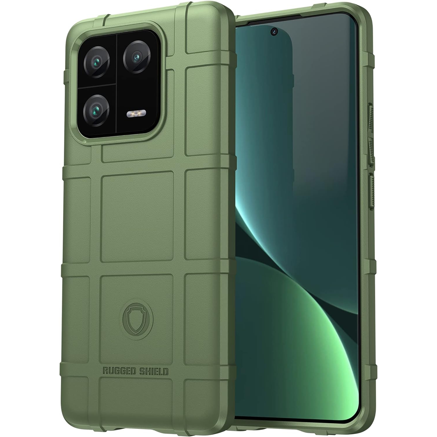 for Xiaomi 13 Pro Case, Heavy Duty Shockproof Slim Protection Phone Case Support Wireless Charging Cover