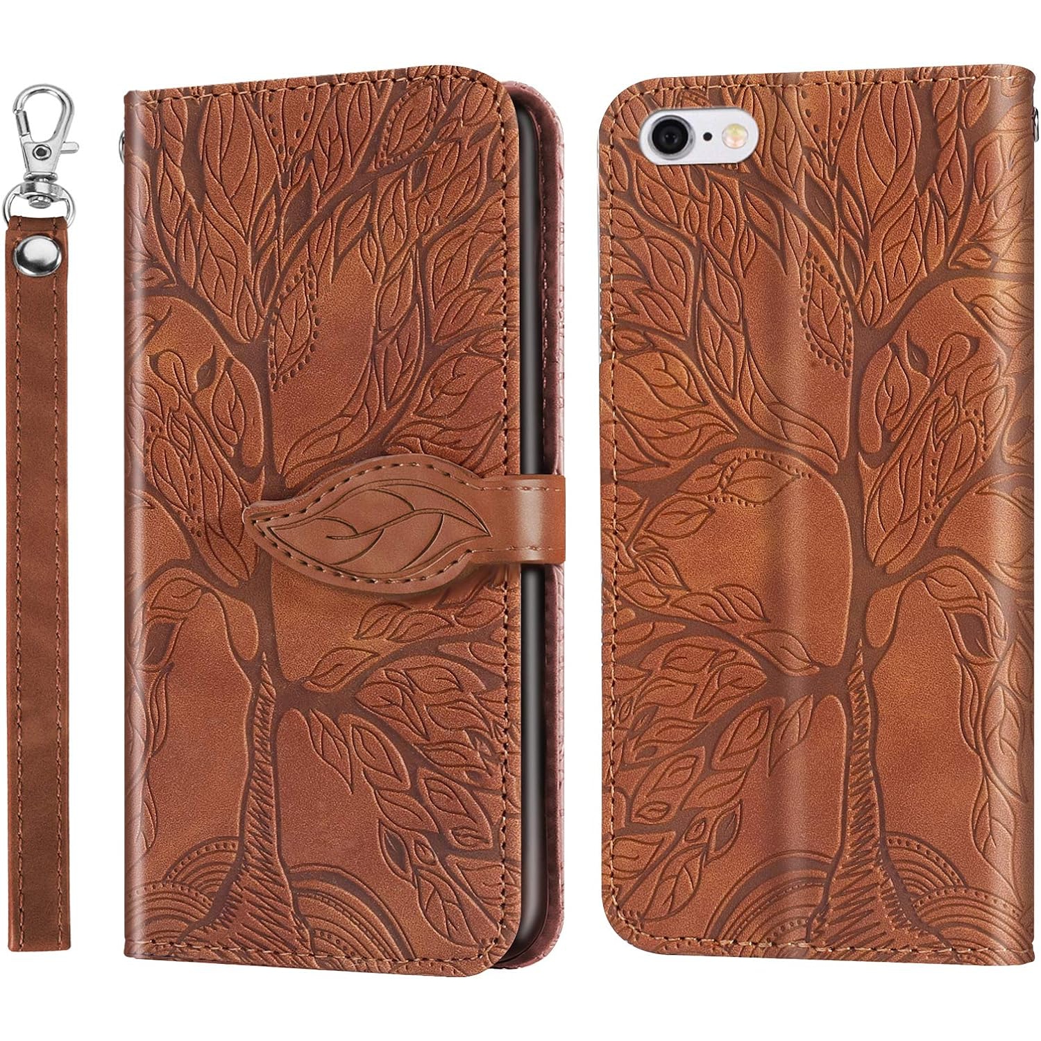 Apple iPhone 6,Apple iPhone 6s Case Wallet Case ​with Card Slot Ultra Slim Flip Folio PU Leather Stand Shell