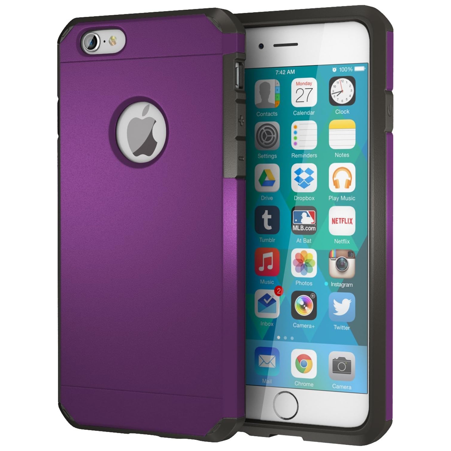 Case for iPhone 6 / iPhone 6s, Heavy Duty Dual Layer Protection Cover Heavy Duty Case for Apple iPhone 6 /