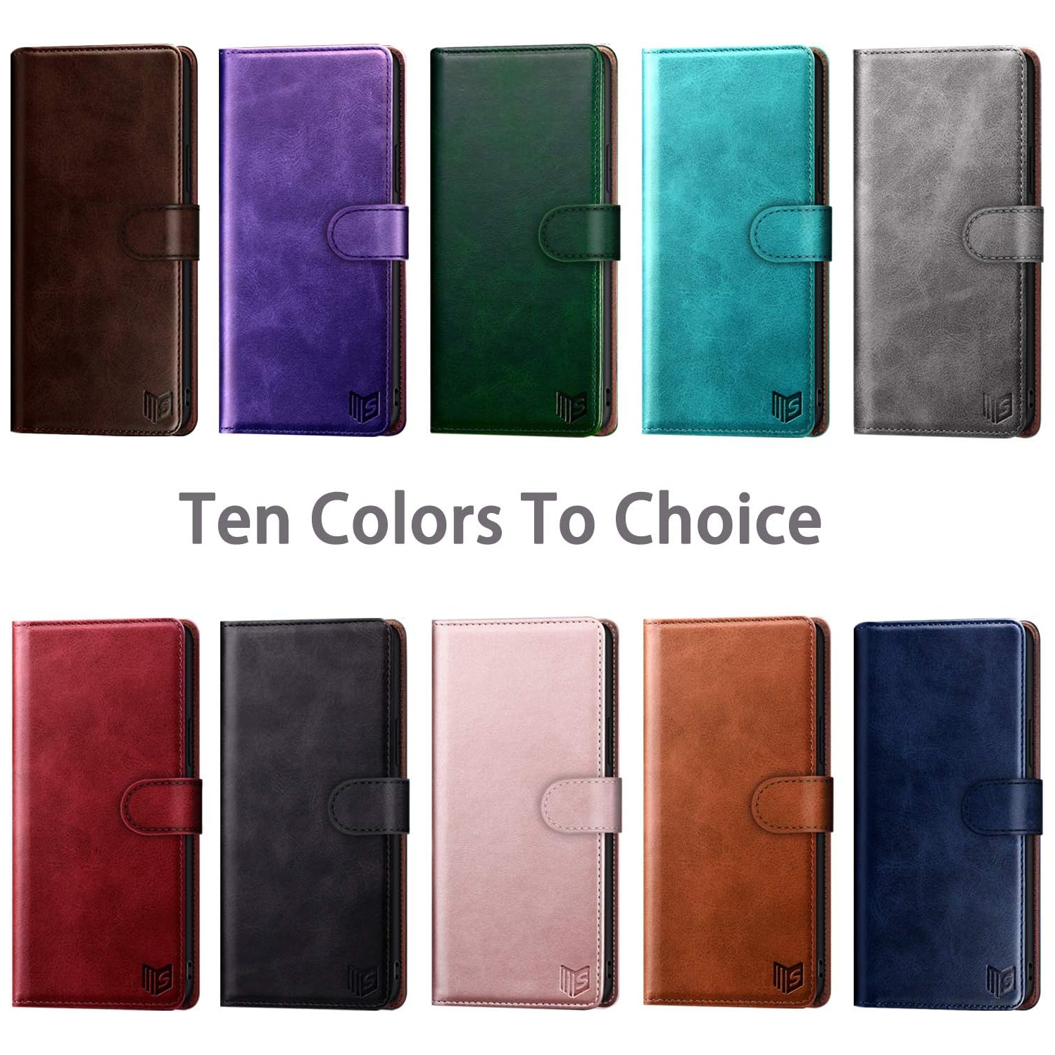 for iPhone 7/8/SE 2020/SE 2022 4.7" RFID Blocking Wallet case Credit Card Holder,Flip Book PU Leather Phone