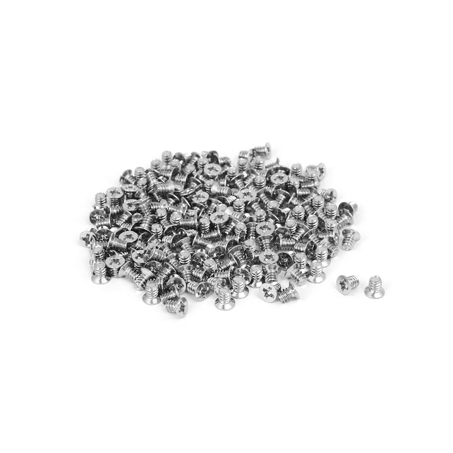 Computer PC Case 3.5-inch HDD Flat Head Hard Drive Screw 5mm Total Length 200pcs