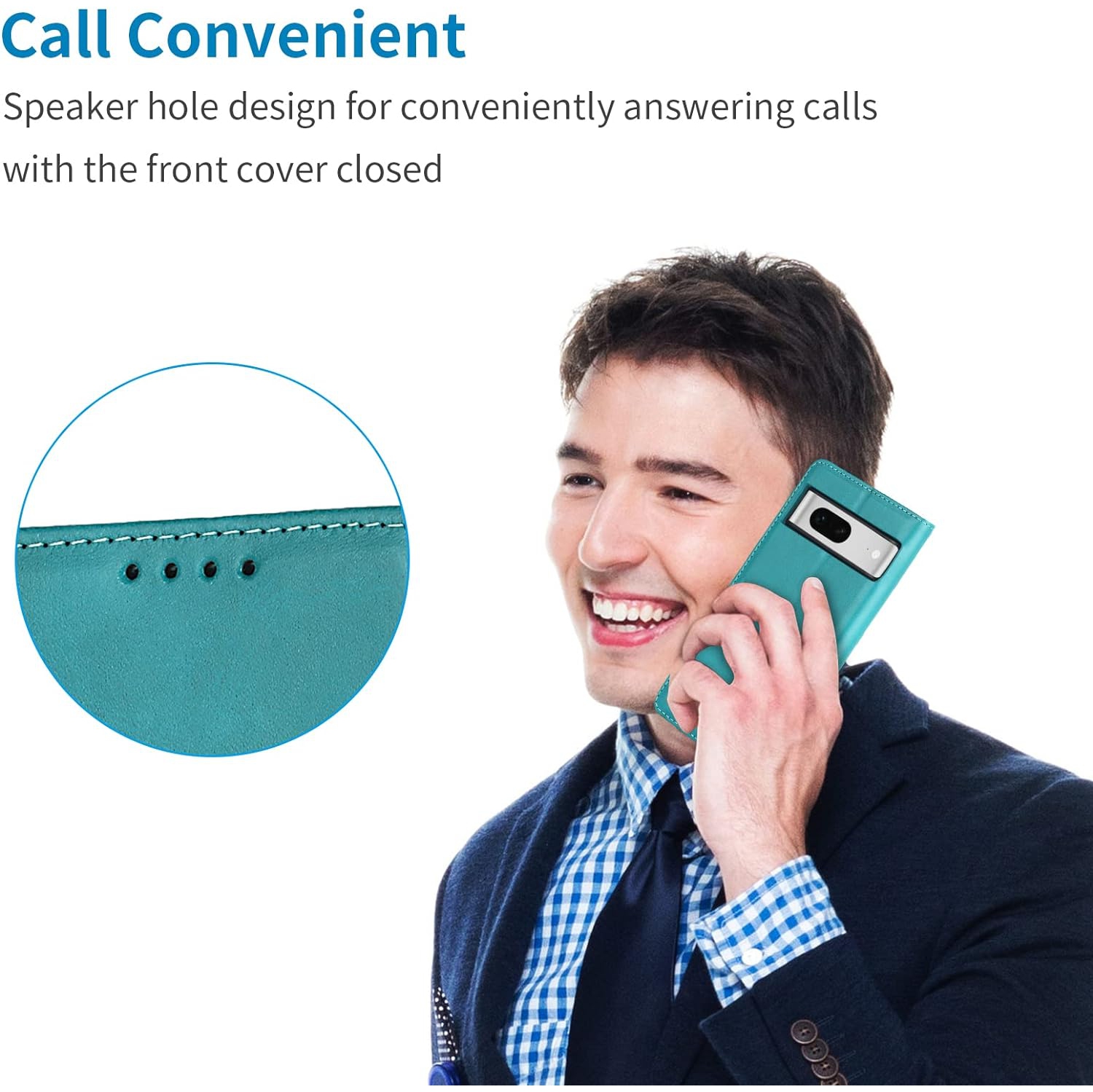 etui Google Pixel 7 case Wallet-PU Leather with Card Holder-Strong Magnetic case for Women and Men- Google Pixel