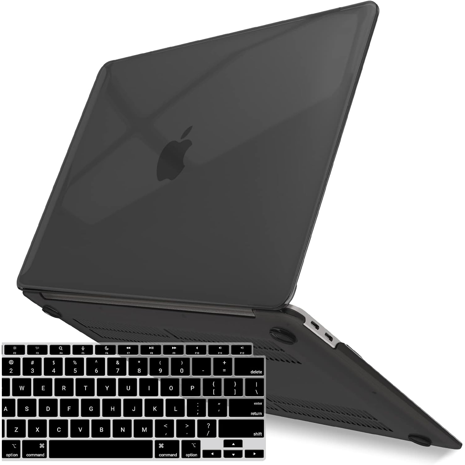 Compatible avec le nouvel étui 13&nbsp;po pour MacBook Air 2022 2021 2020 M1 A2337 A2179 A1932, étui rigide en plastique