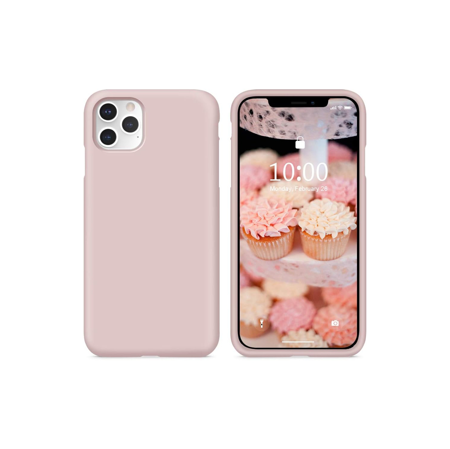 Silicone Case for iPhone 11 Pro Max Case, Liquid Silicone Protective Phone Case Cover (Full Body, Soft Case