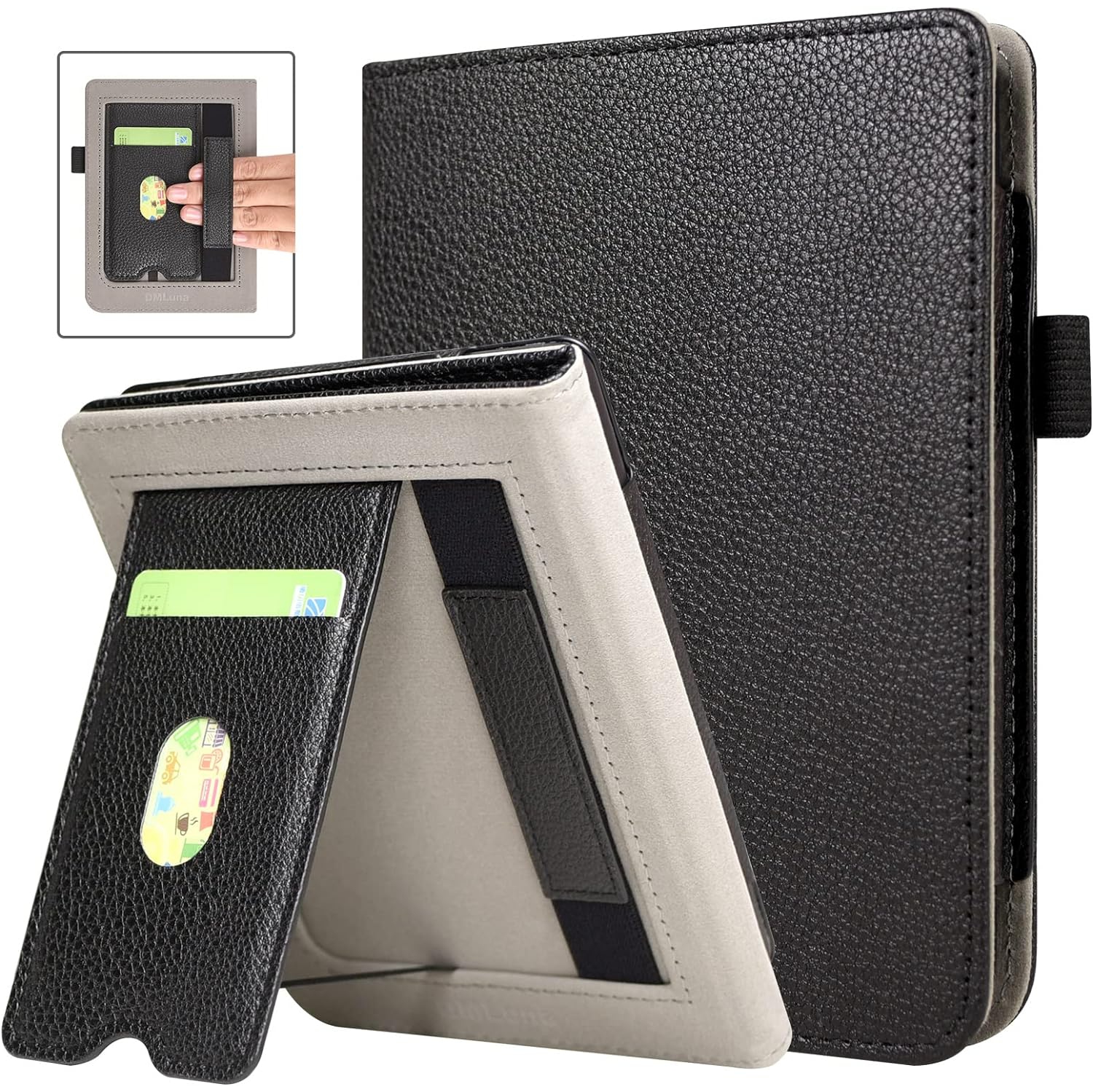 Case for Kobo Clara 2E 6" 2022 Release, Hands-Free Stand Lightweight Folio Premium PU Leather Protective Cover