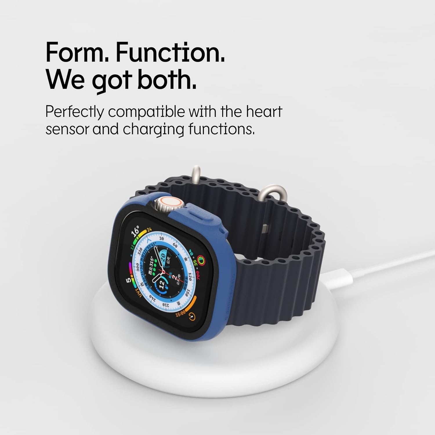 Étui Bumper compatible avec Apple Watch 9/8 / 7 - [41&nbsp;mm] | Étui de protection mince - léger et antichoc