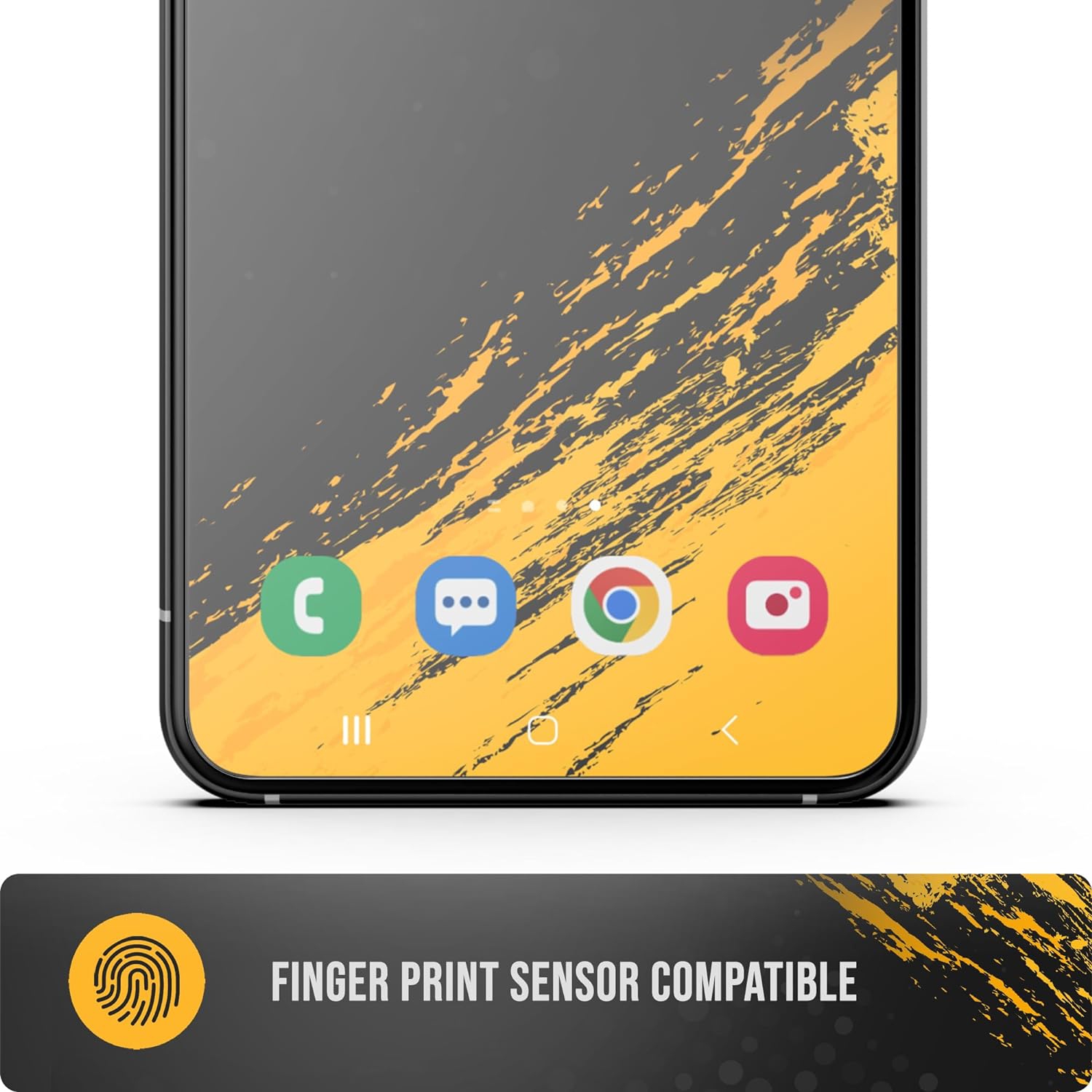 (Compatible avec capteur d'empreintes digitales) Protecteur d'écran pour Galaxy S23 FE de Samsung - verre trempé compatible avec les étuis (2023