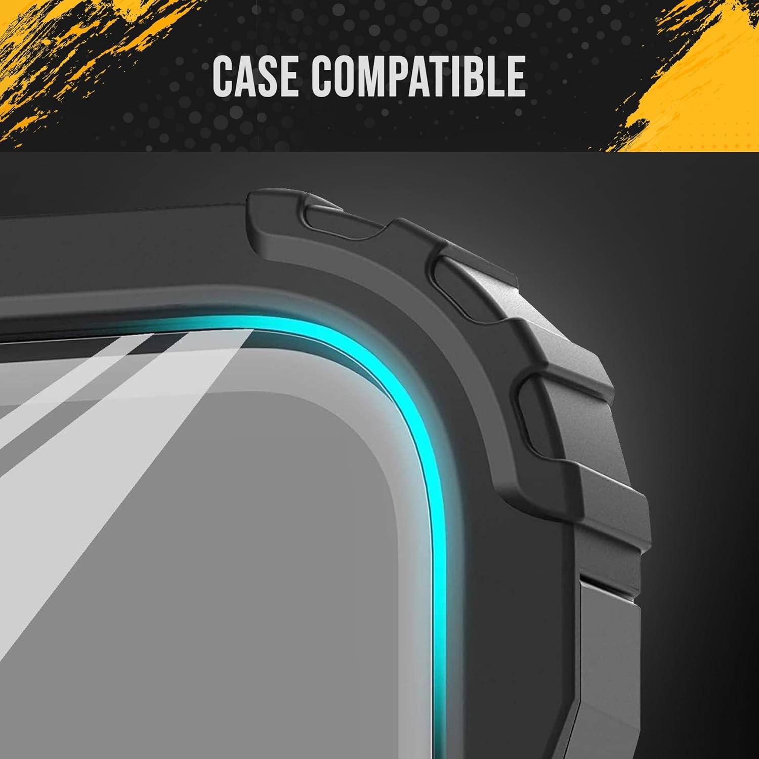 (Compatible avec capteur d'empreintes digitales) Protecteur d'écran pour Galaxy S23 FE de Samsung - verre trempé compatible avec les étuis (2023