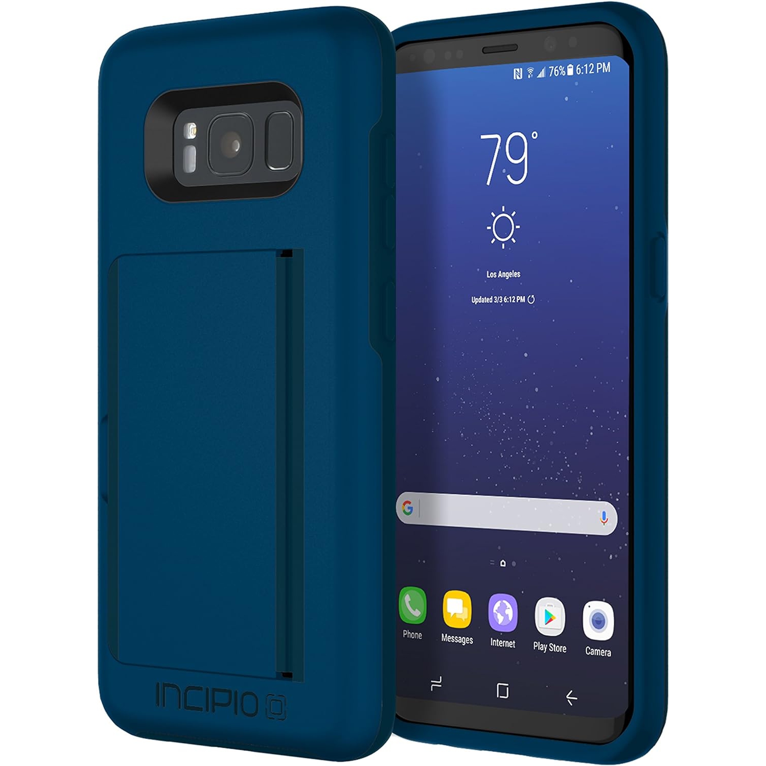 Stowaway Case for Samsung Galaxy S8 - Deep Navy
