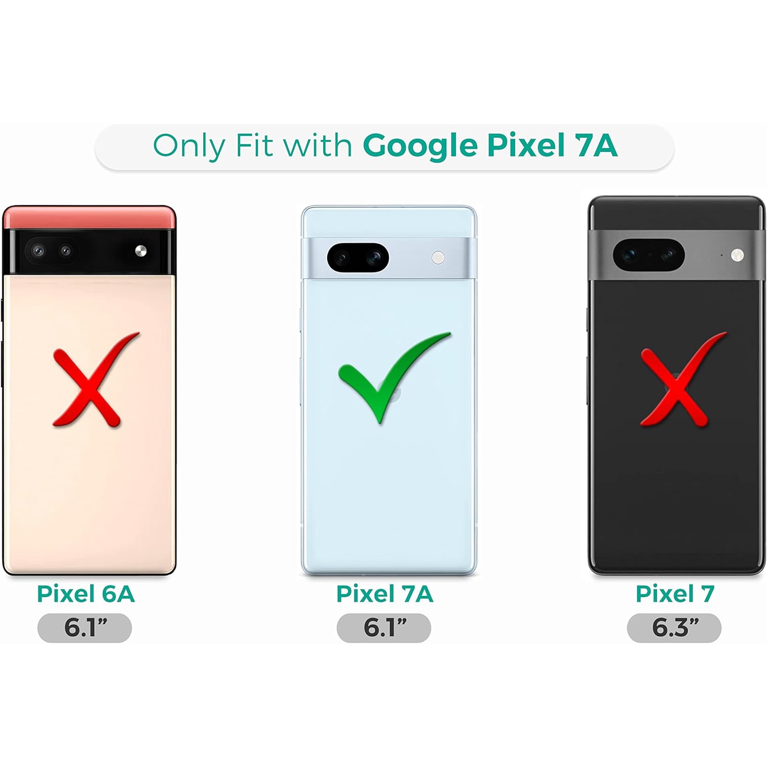 - Étui pour Pixel 7&nbsp;A de Google, étui pour Pixel 7&nbsp;A 5G - motif géométrique marbré bleu imprimé cute mince et élégant plastique rigide