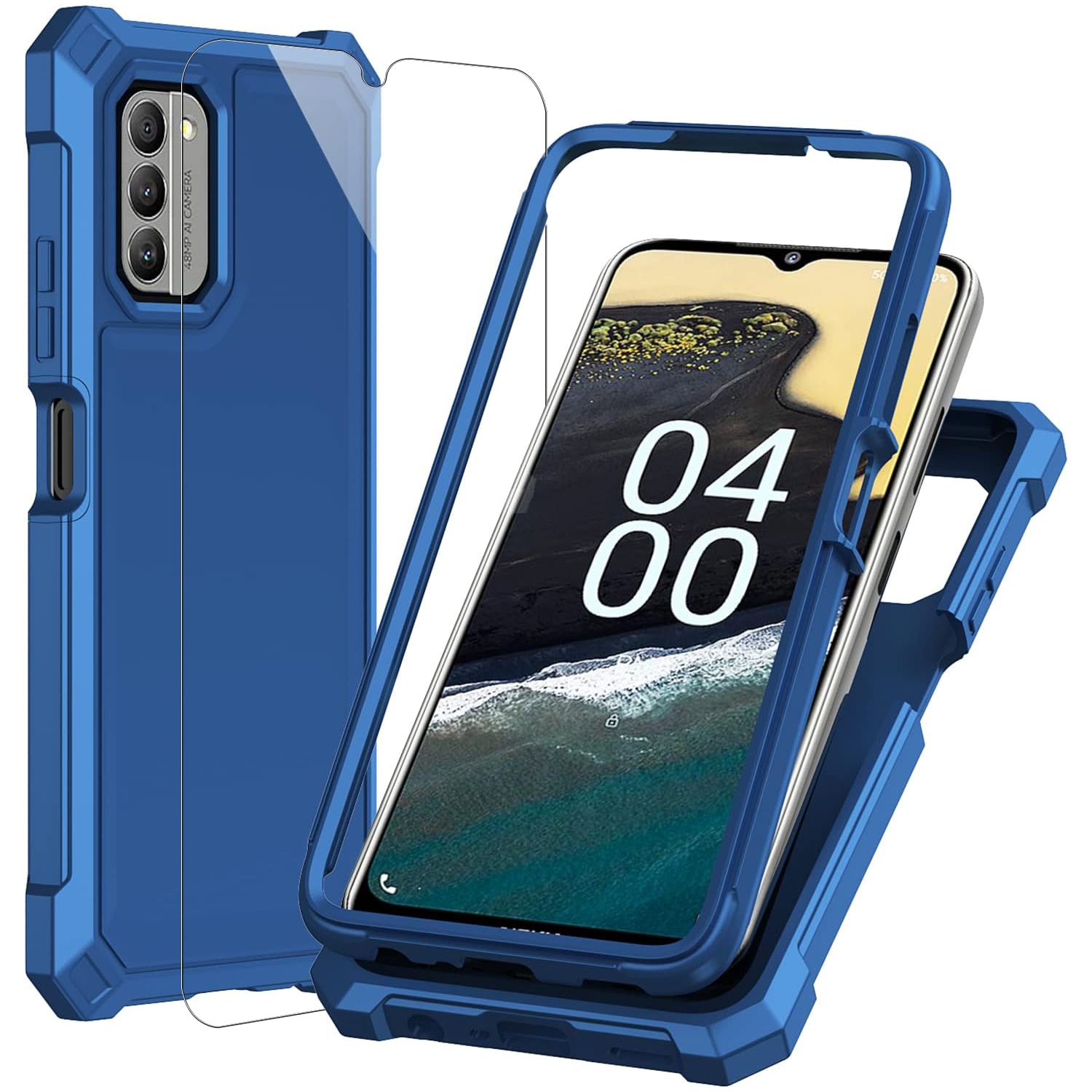 for Nokia G310 Case, Nokia G310 5G Phone Case with Screen Protector, Dual Layer Structure Protection,