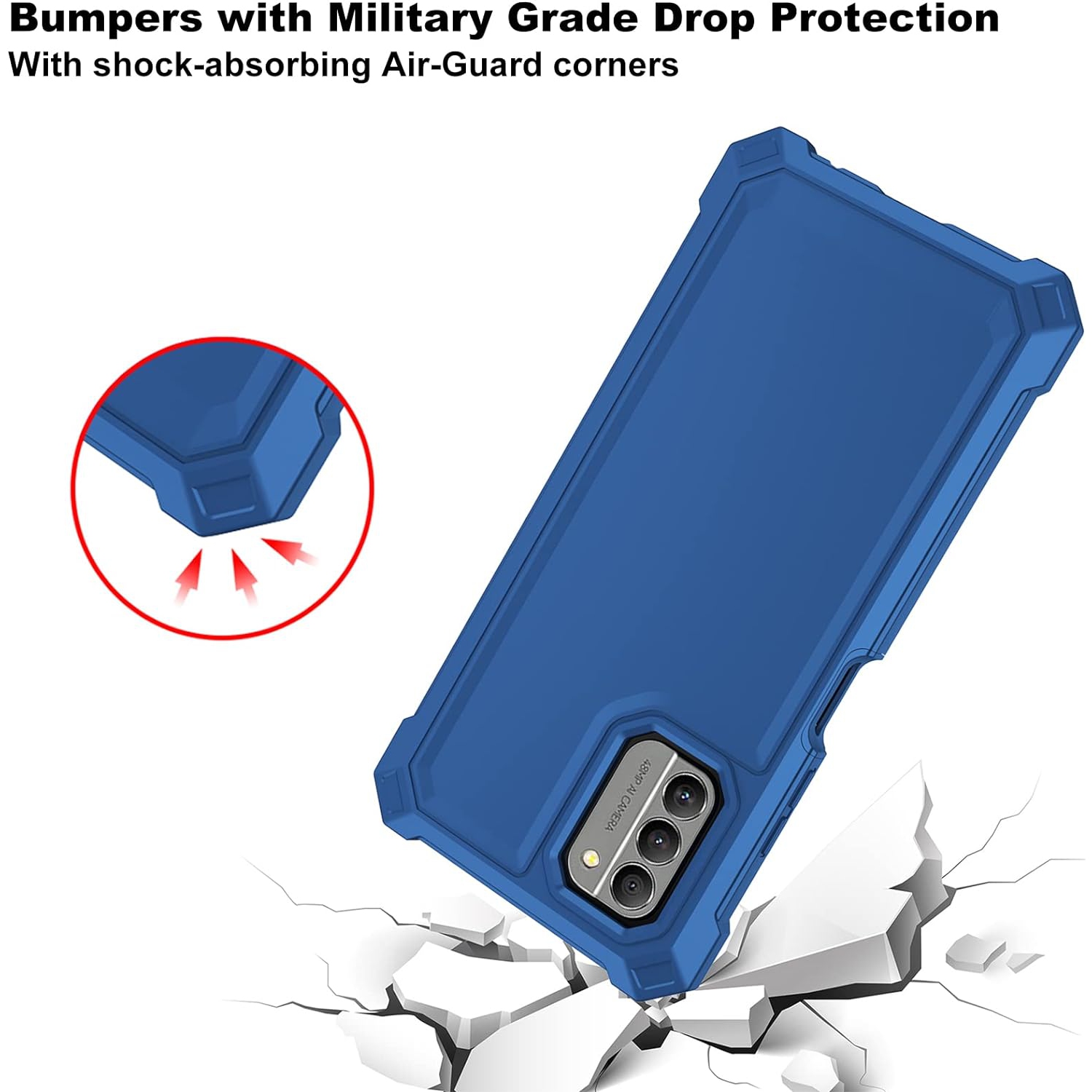 for Nokia G310 Case, Nokia G310 5G Phone Case with Screen Protector, Dual Layer Structure Protection,