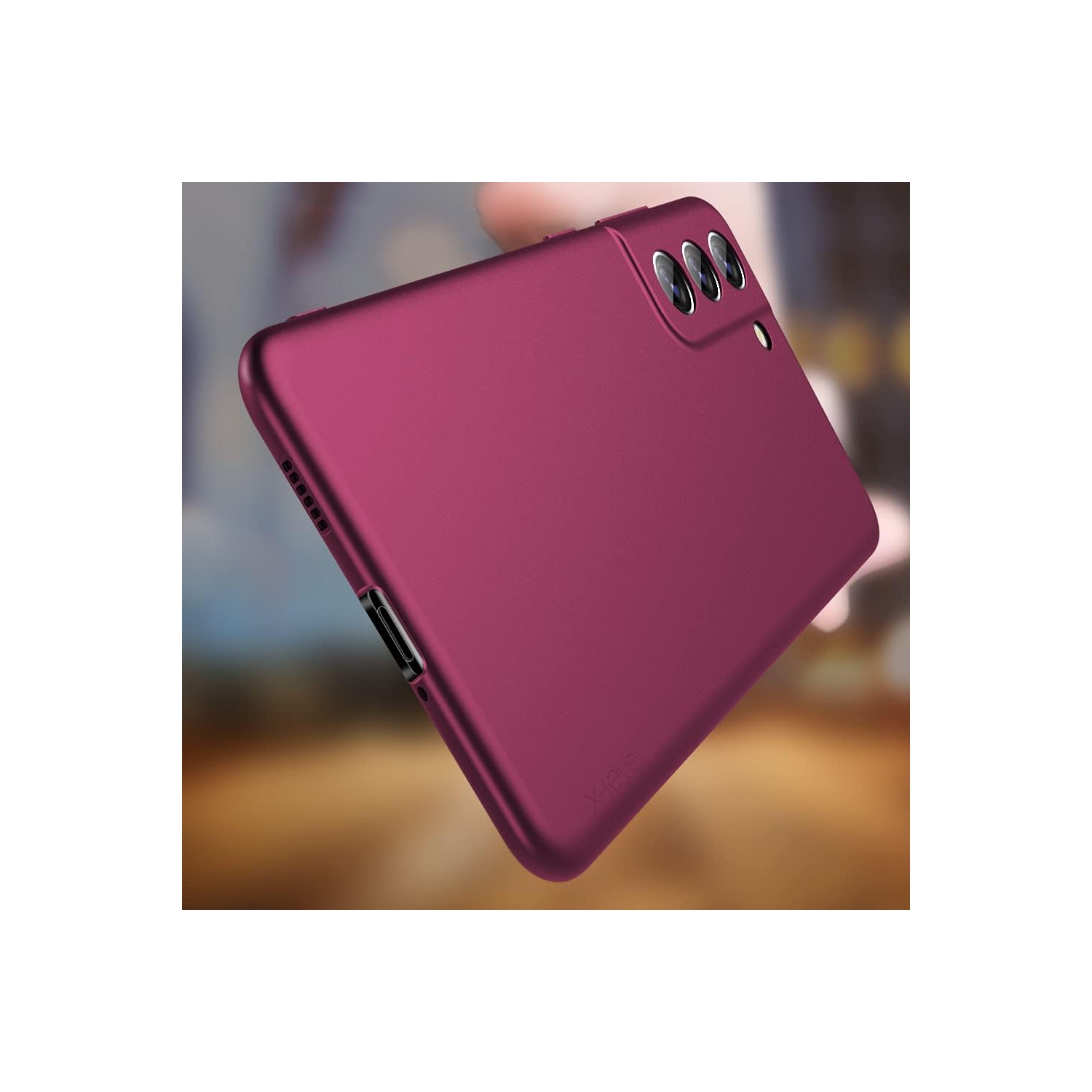 Samsung Galaxy S21 FE Case 5G Slim Fit Ultra-Thin Soft TPU S21 FE Phone Cover [Guardian Series] Matte Finish