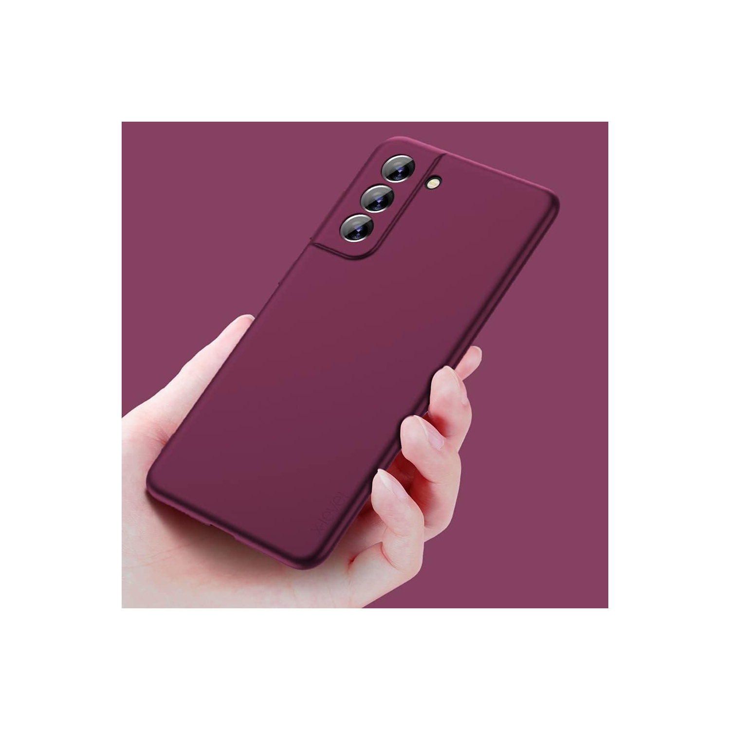 Samsung Galaxy S21 FE Case 5G Slim Fit Ultra-Thin Soft TPU S21 FE Phone Cover [Guardian Series] Matte Finish