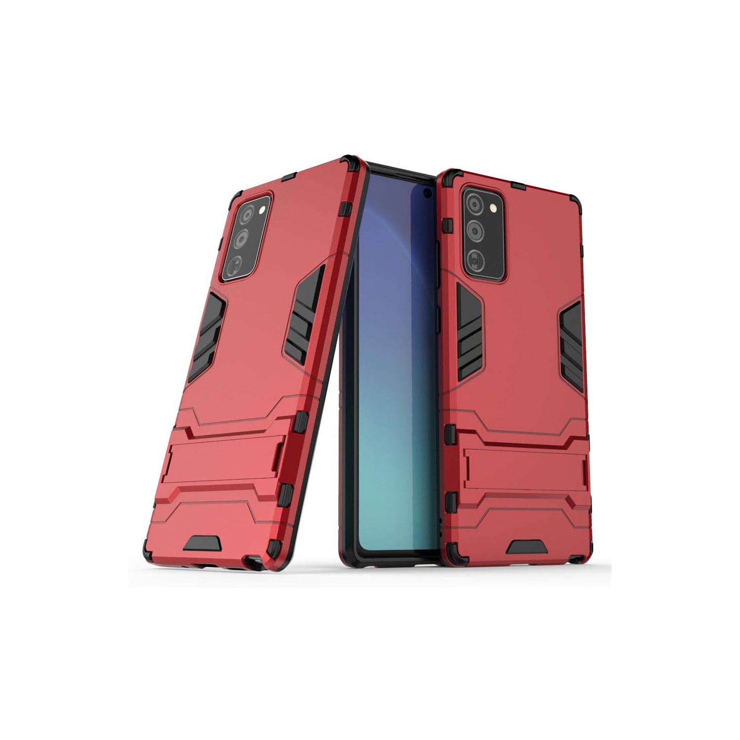 Étui antichoc 2-en-1 avec béquille hybride double pour Galaxy Note 20 4G/Galaxy Note20 5G de Samsung