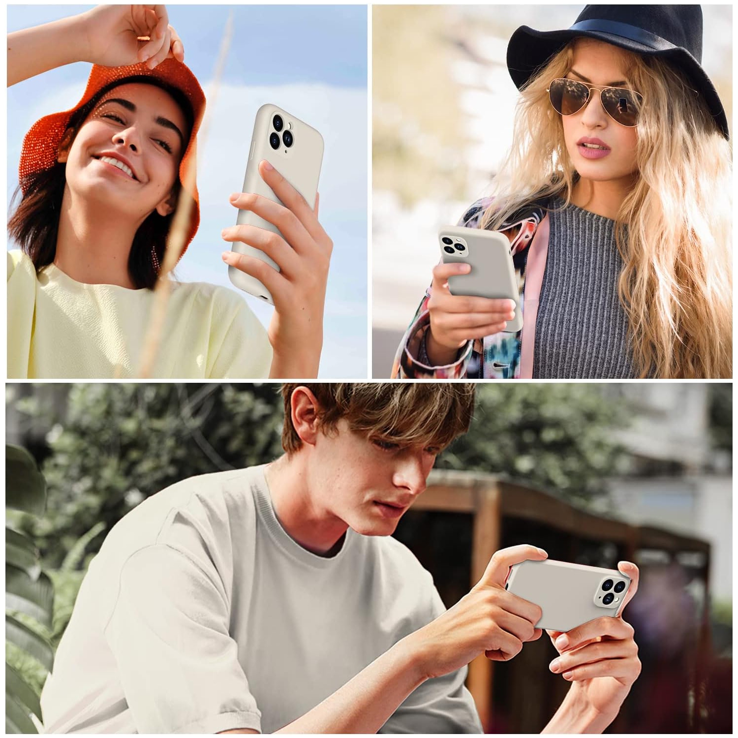 for iPhone 11 Pro Case with Screen Protector - Upgraded Camera Lens Protector - Soft Full Coverage Liquid