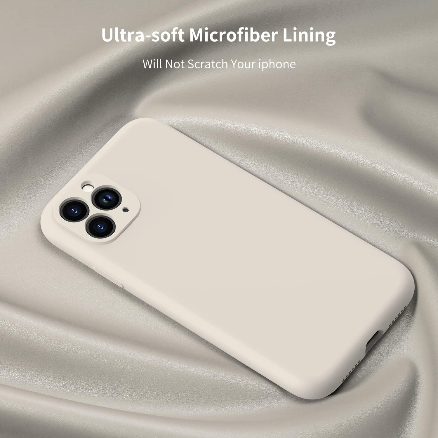 for iPhone 11 Pro Case with Screen Protector - Upgraded Camera Lens Protector - Soft Full Coverage Liquid