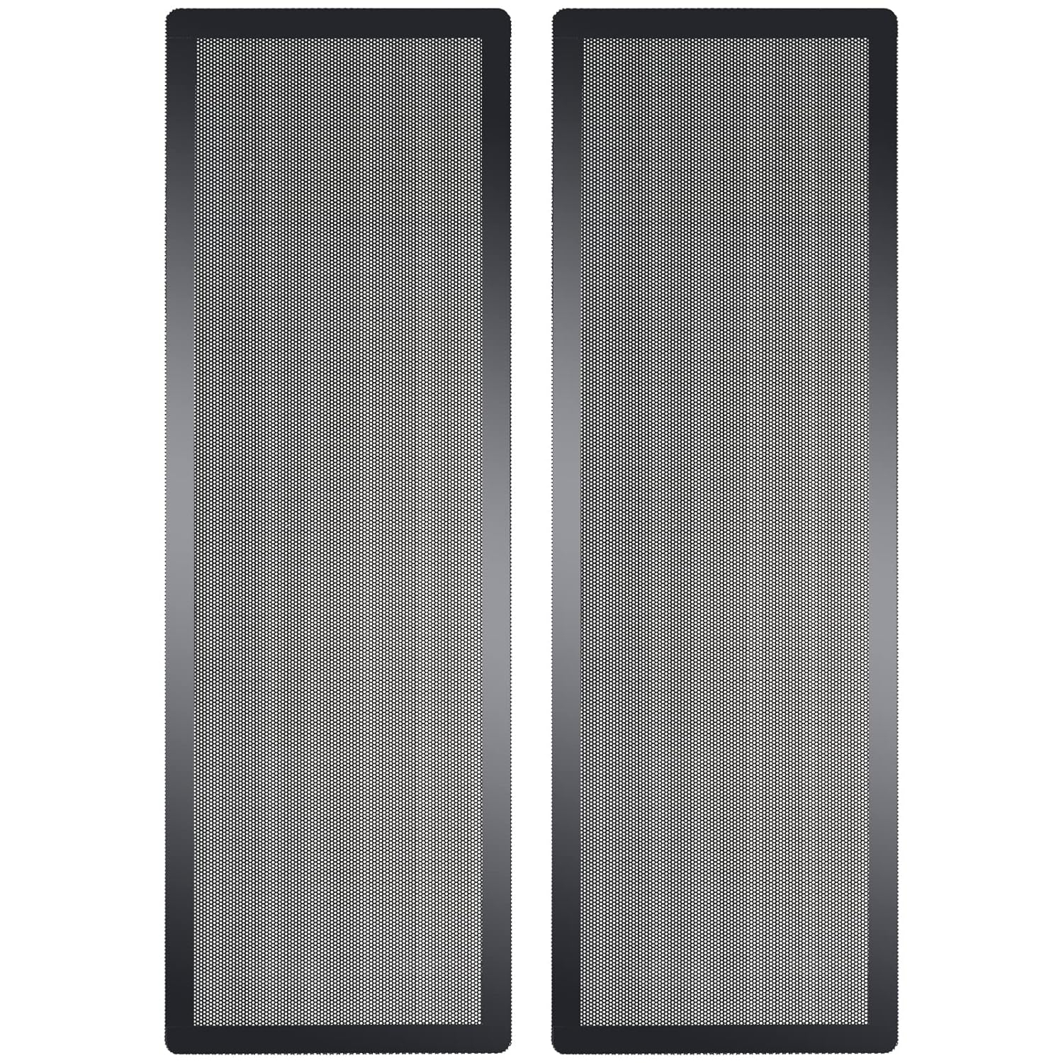 360mm x 120mm PC Case Dust Mesh Filter [2 Pack], Magnetic Frame Computer Fan Dust Mesh PC Cooler Filter Dustproof PVC