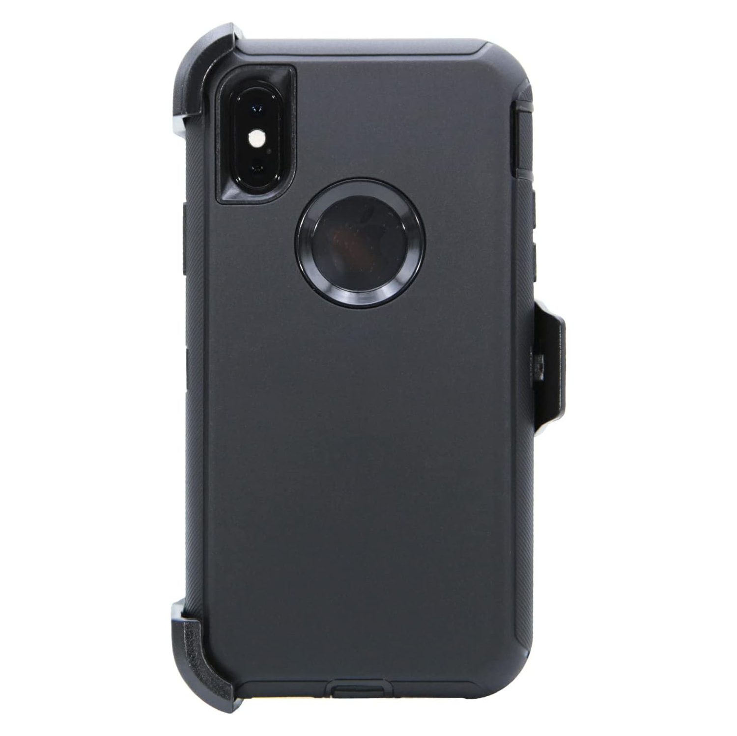 Étui robuste pour iPhone XS/iPhone X/iPhone 10, protection intégrale contre les chutes de qualité militaire