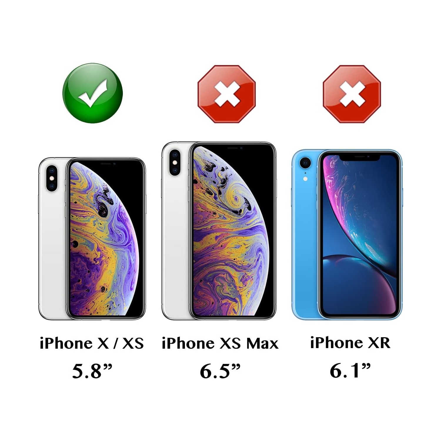 Étui robuste pour iPhone XS/iPhone X/iPhone 10, protection intégrale contre les chutes de qualité militaire